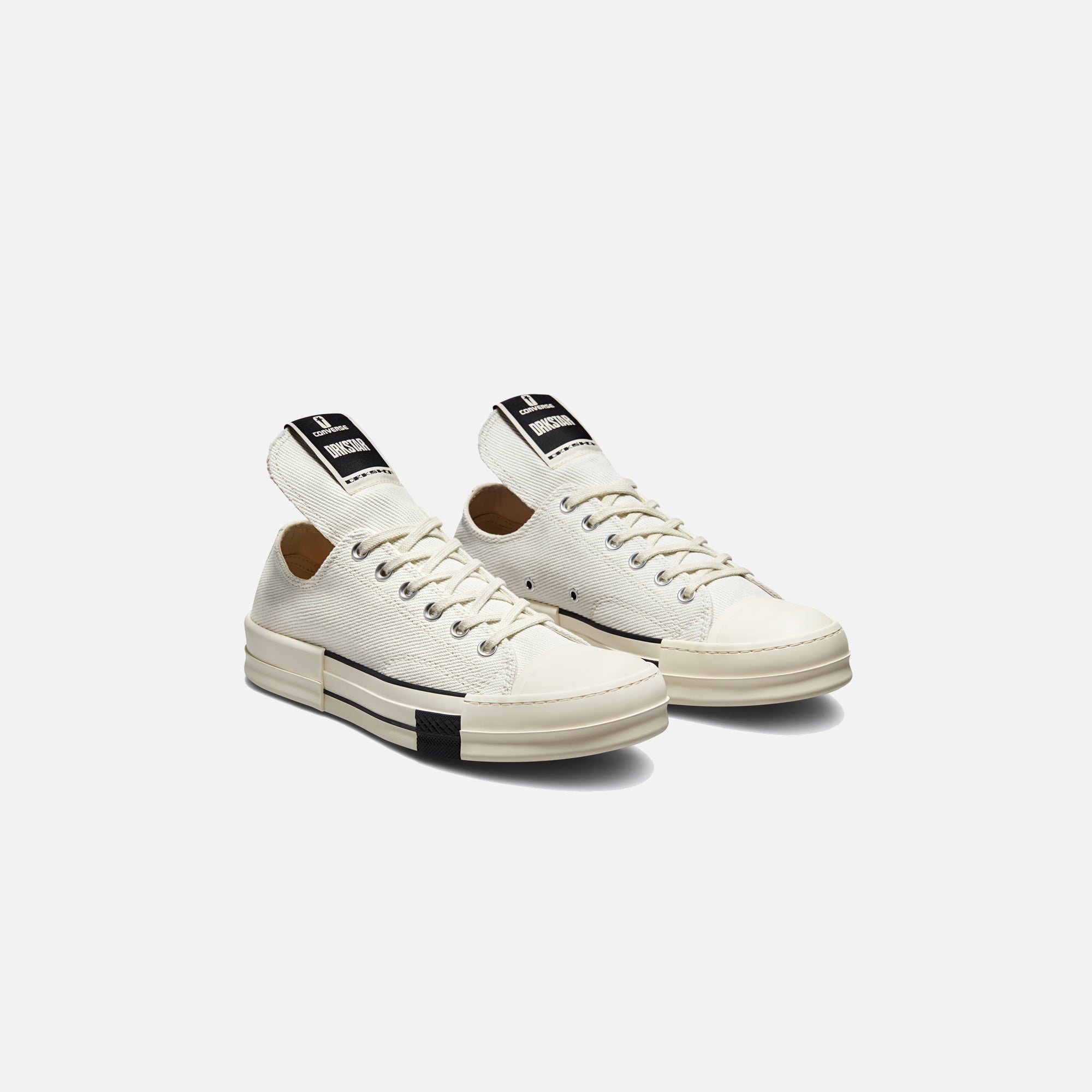 Converse x Rick Owens DRKSHDW CTAS Ox Low - Lily White / Egret – Kith