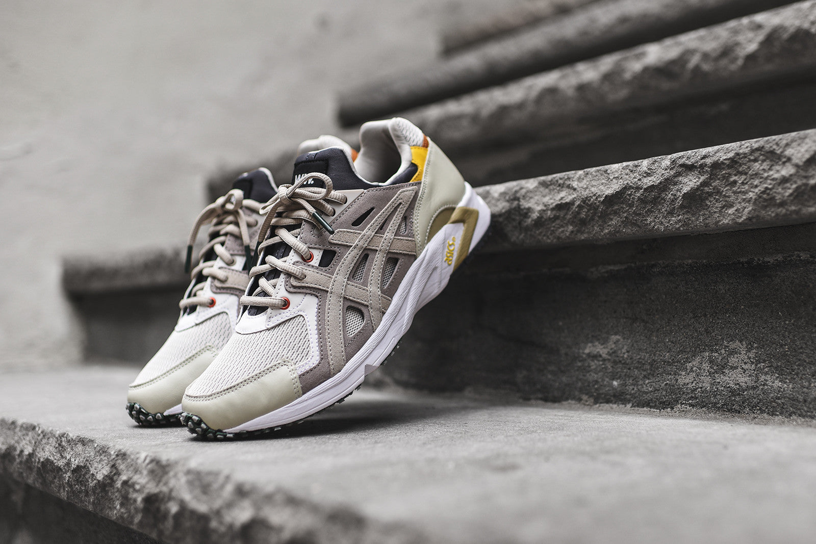 Asics x Wood Wood Gel DS Trainer - Moonrock / Feather – Kith