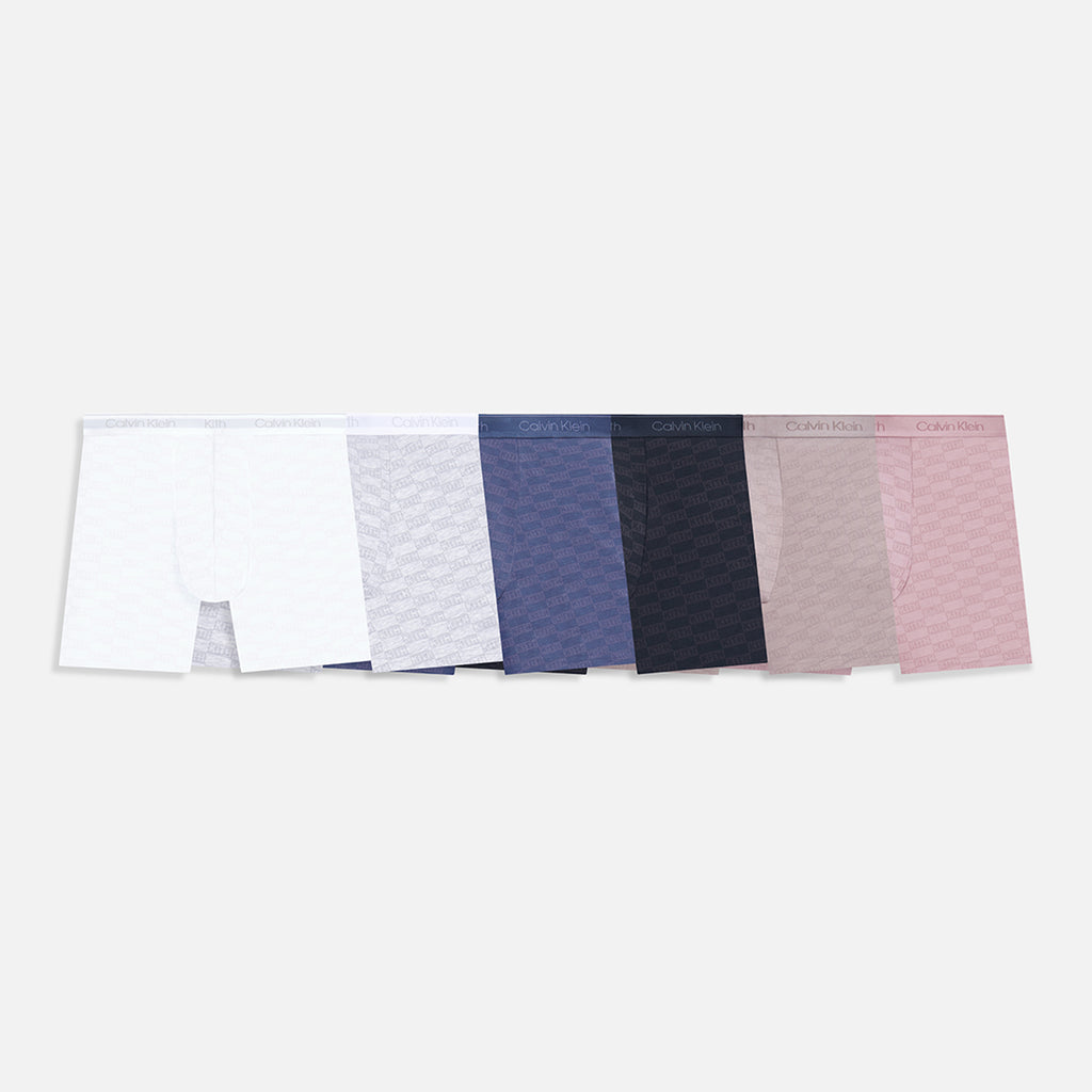 Kith Kids for Calvin Klein Underwear. This offering is crafted with cotton  stretch fabric and features an all-over Kith monogram pattern