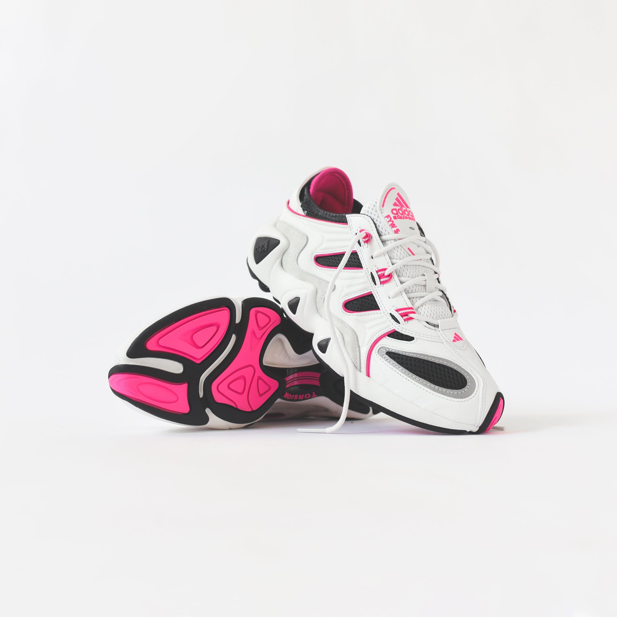 adidas gazelle silver green womens Adidas FYW S-97 Unisex Shoes Crystal White/Shock Pink main image 0