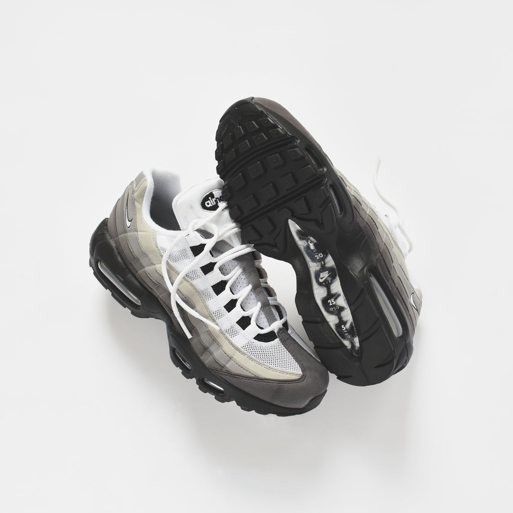 nike air max 95 black white granite dust