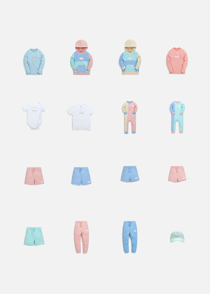 KITH KIDS BABY BLUE AVERY SHORTS cheapest