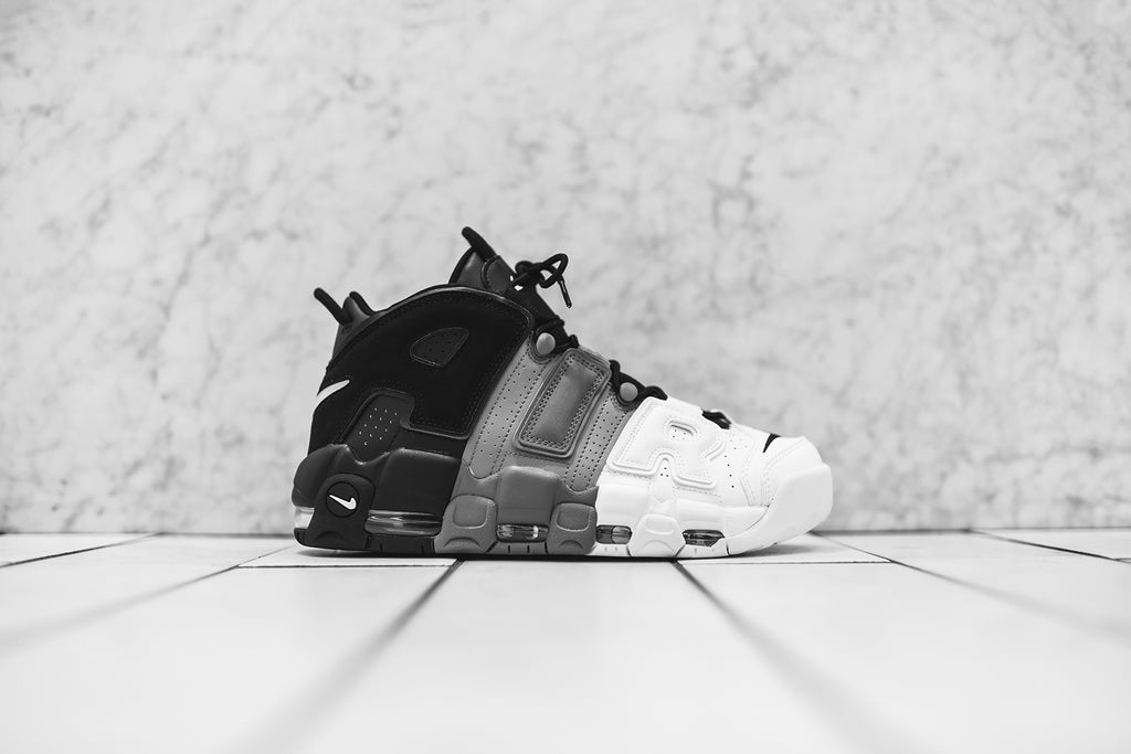 Nike Air More Uptempo 96 Black White Kith
