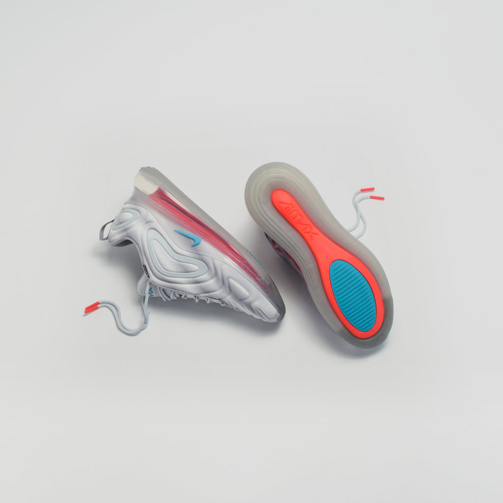 Nike Air Max 720 Wolf Grey Teal Nebula Red Orbit White Kith