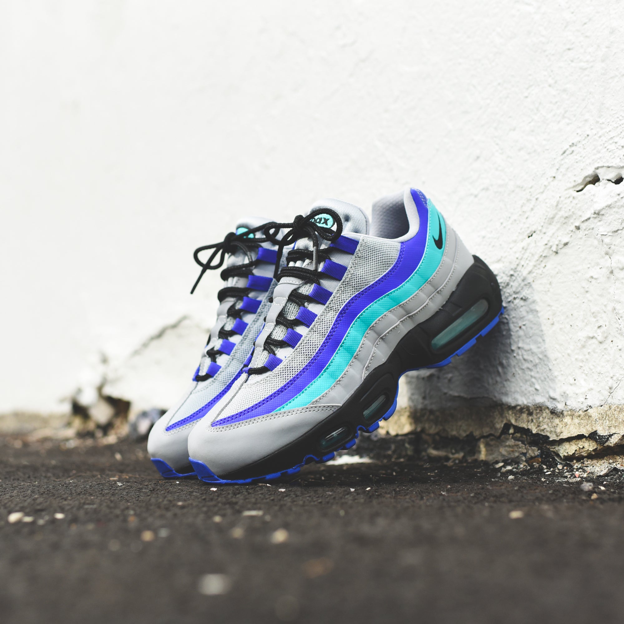 （訳ありセール 格安） / Black / Grey Wolf - OG 95 Max Air Nike Indigo Kith – Burst 靴