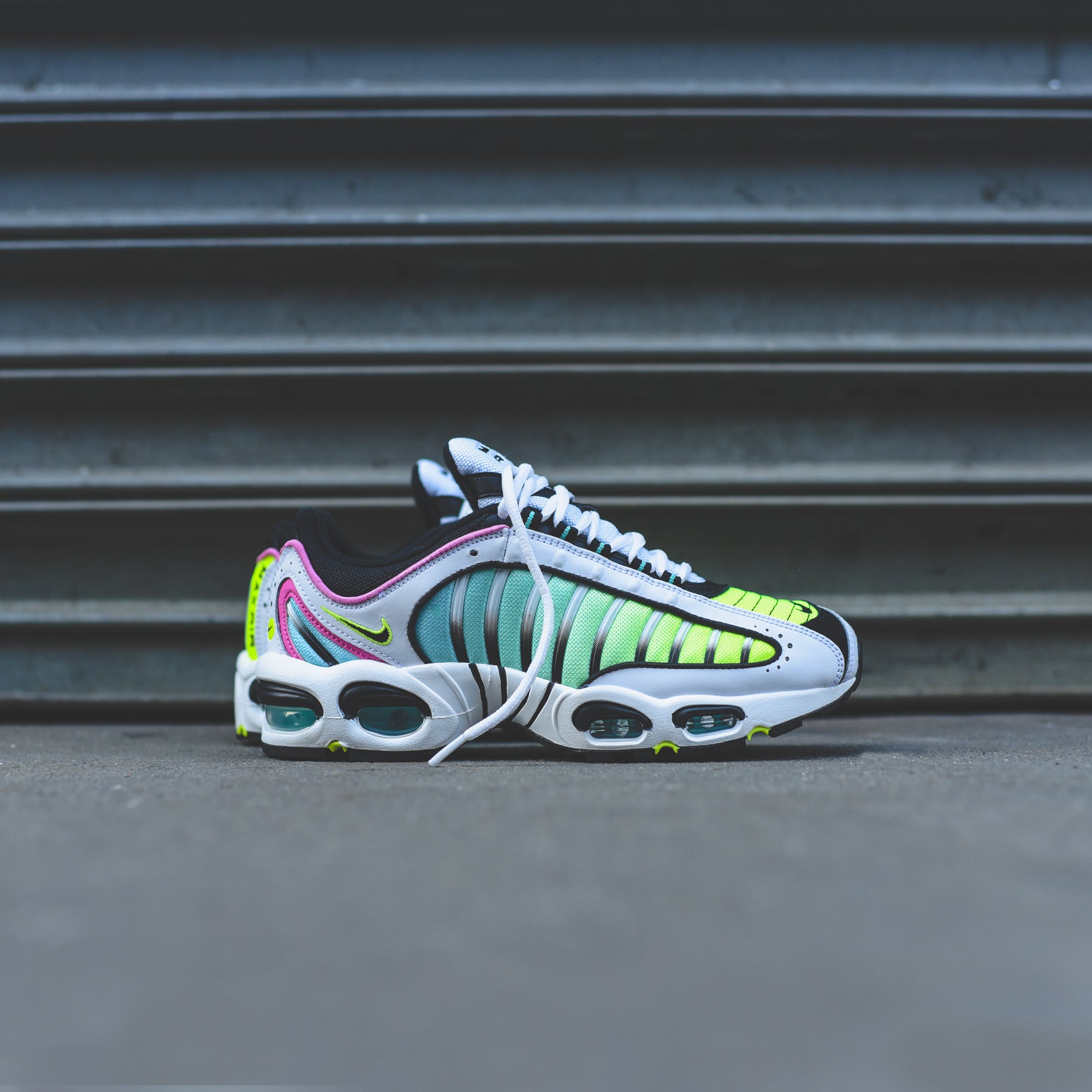 Nike Air Max Tailwind IV - White / Black / China Rose / Aurora Green – Kith