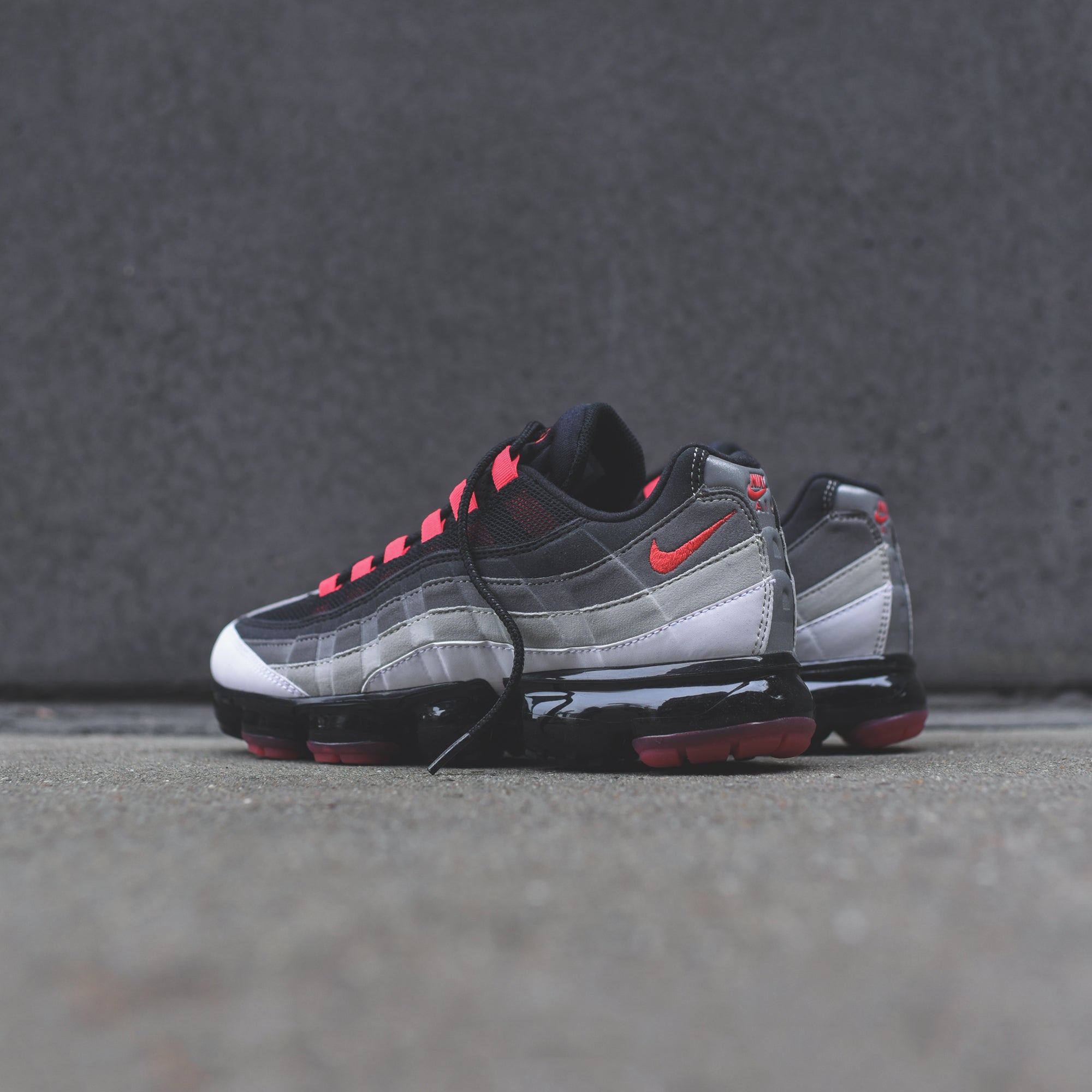 Nike Air VaporMax 95 - Black / Grey – Kith