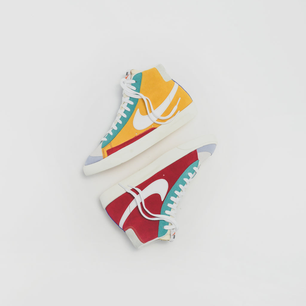 Nike Blazer Mid 77 Vintage WE Suede Noble Red Kinetic Green Jad Kith