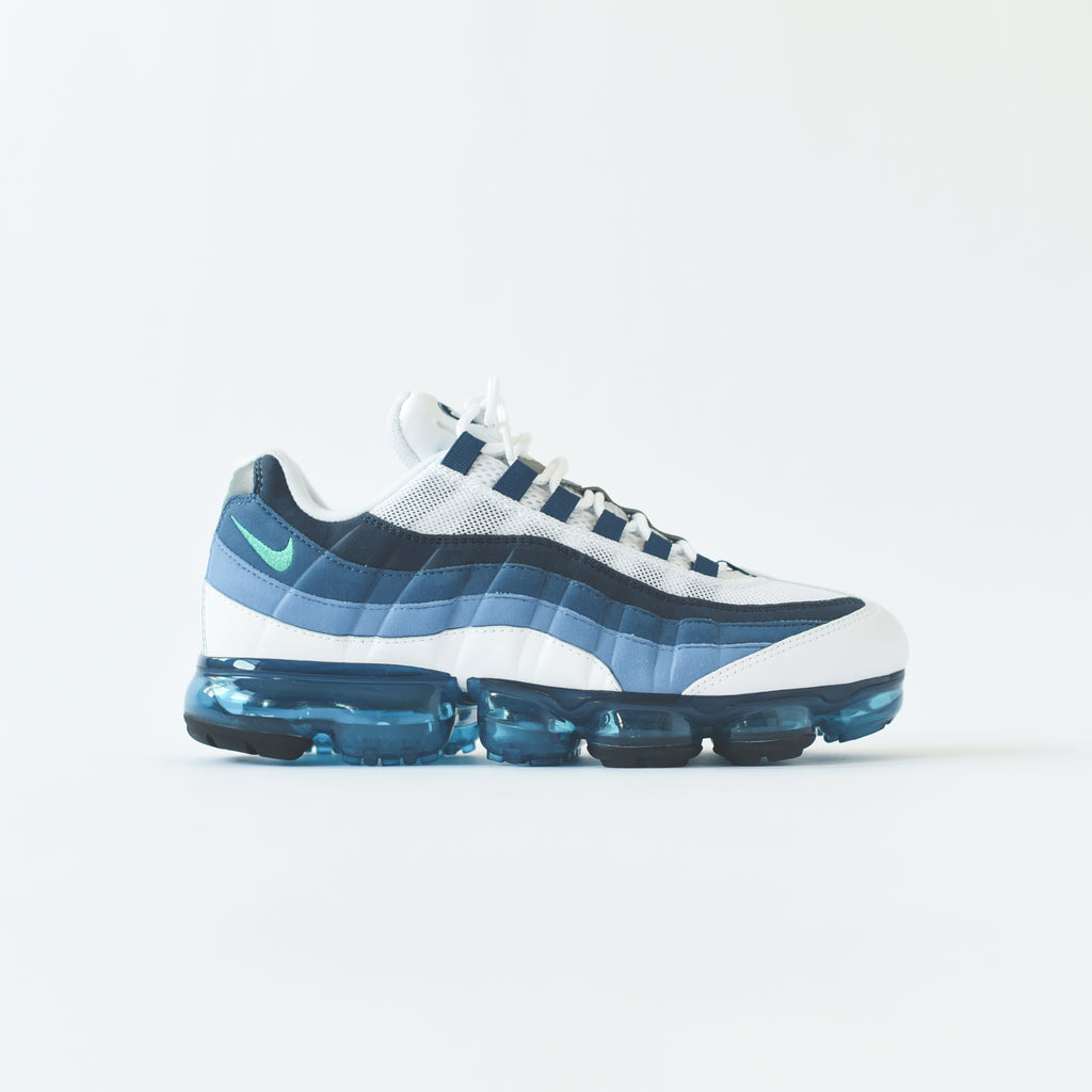Air vapormax 95 white/french blue men's shoe sales