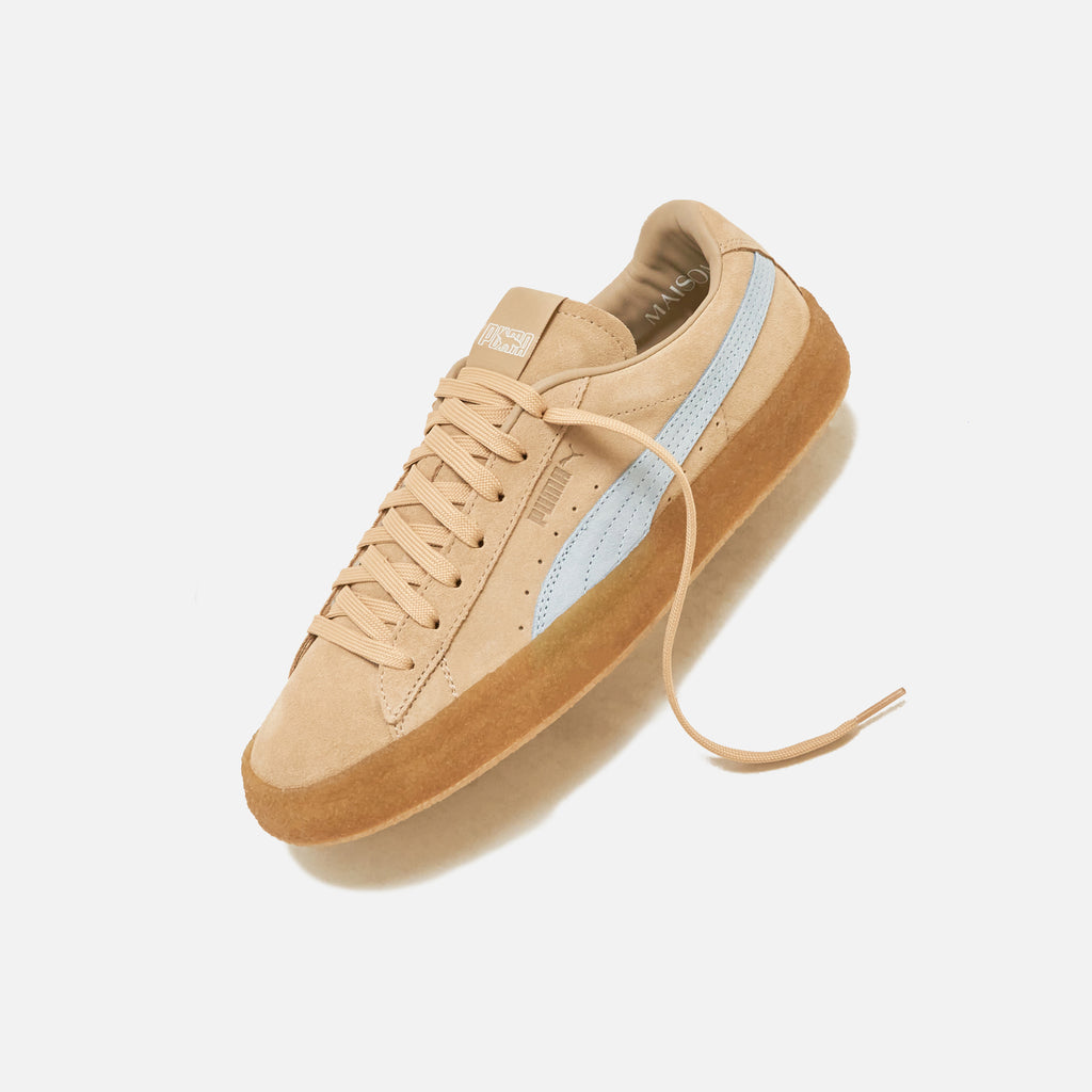 Puma x Maison Kitsune Suede Crepe - Travertine / Chambray Blue – Kith