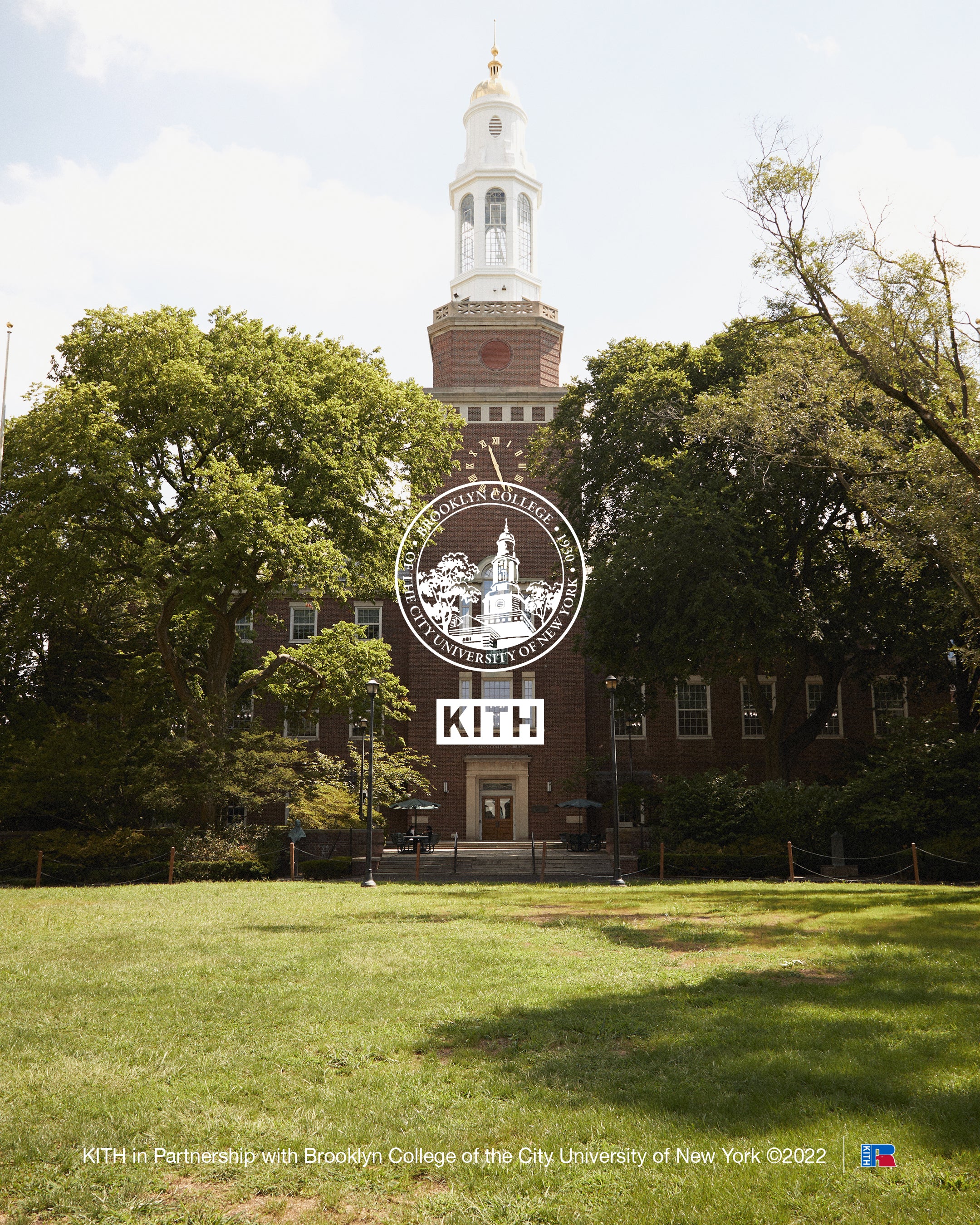 KITH BROOKLYN COLLEGE スウェット S ダークグリーン Kith Russell Athletic CUNY Brooklyn College Crewneck Stadium