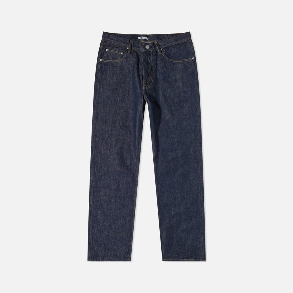 Auralee Hard Twist Denim Wide Pants - Indigo – Kith