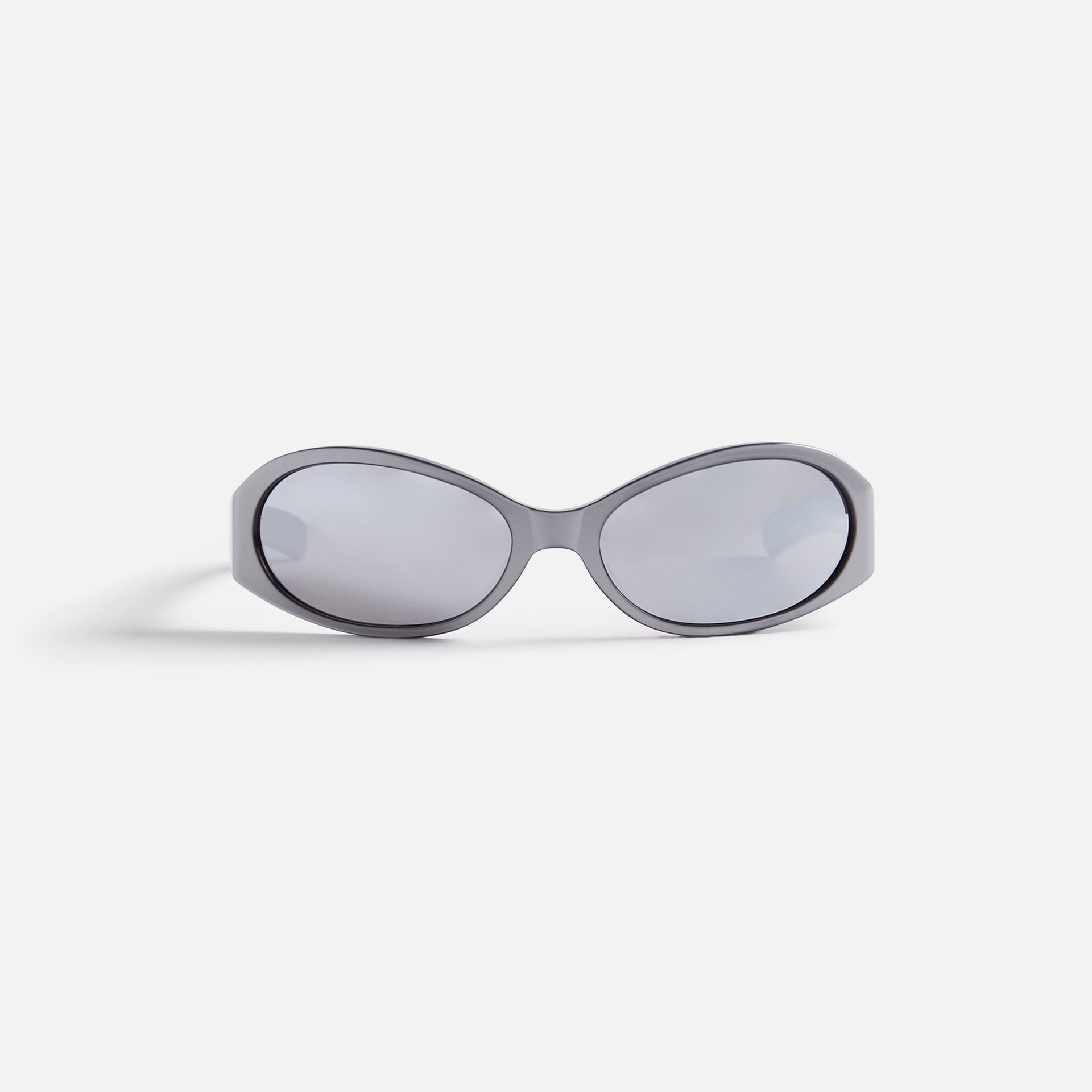 Flatlist Opel Sunglasses - Metallic Silver / Silver Reflective Lens