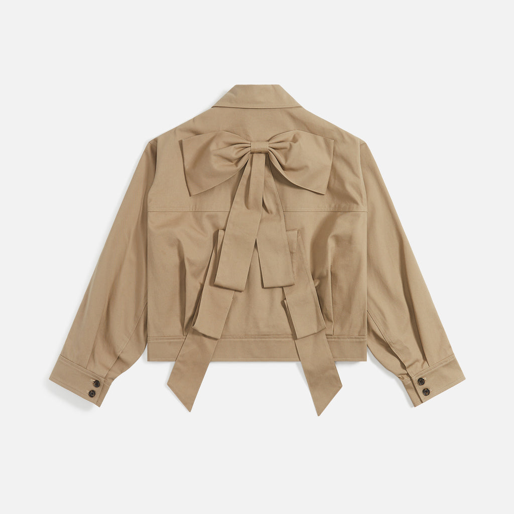 【関税込み】Sandy Liang トープ Beverly ジャケット BEVERLY JACKET IN TAUPE – SANDY LIANG