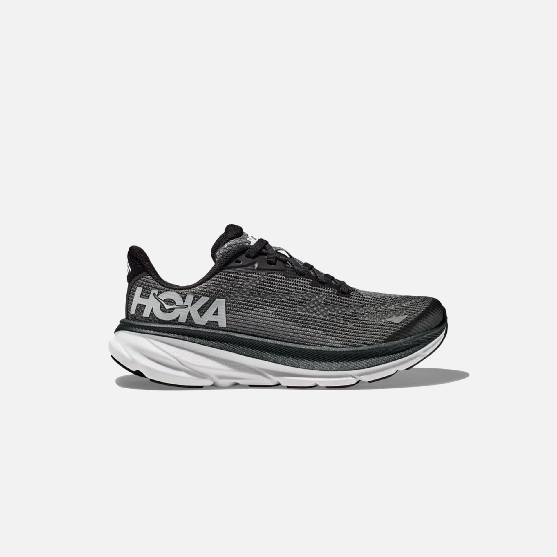 HOKA GS Clifton 9 - Black / White