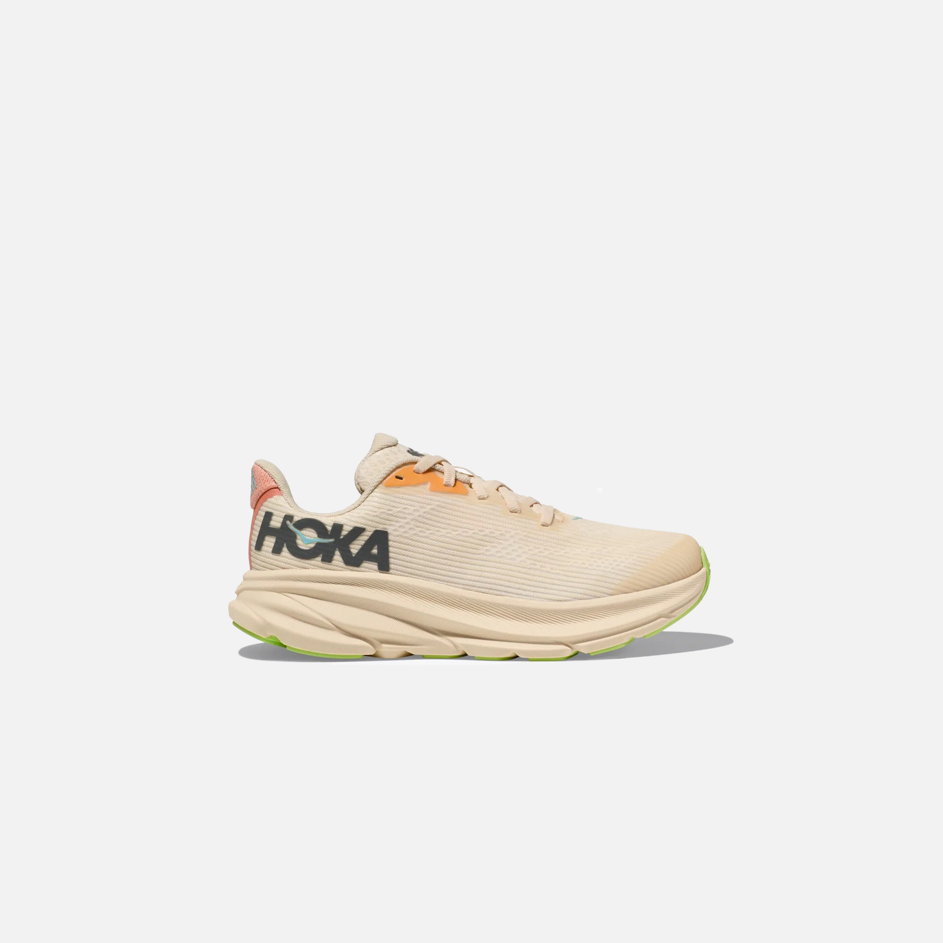 HOKA Kids Clifton 9 - Vanilla / Astral