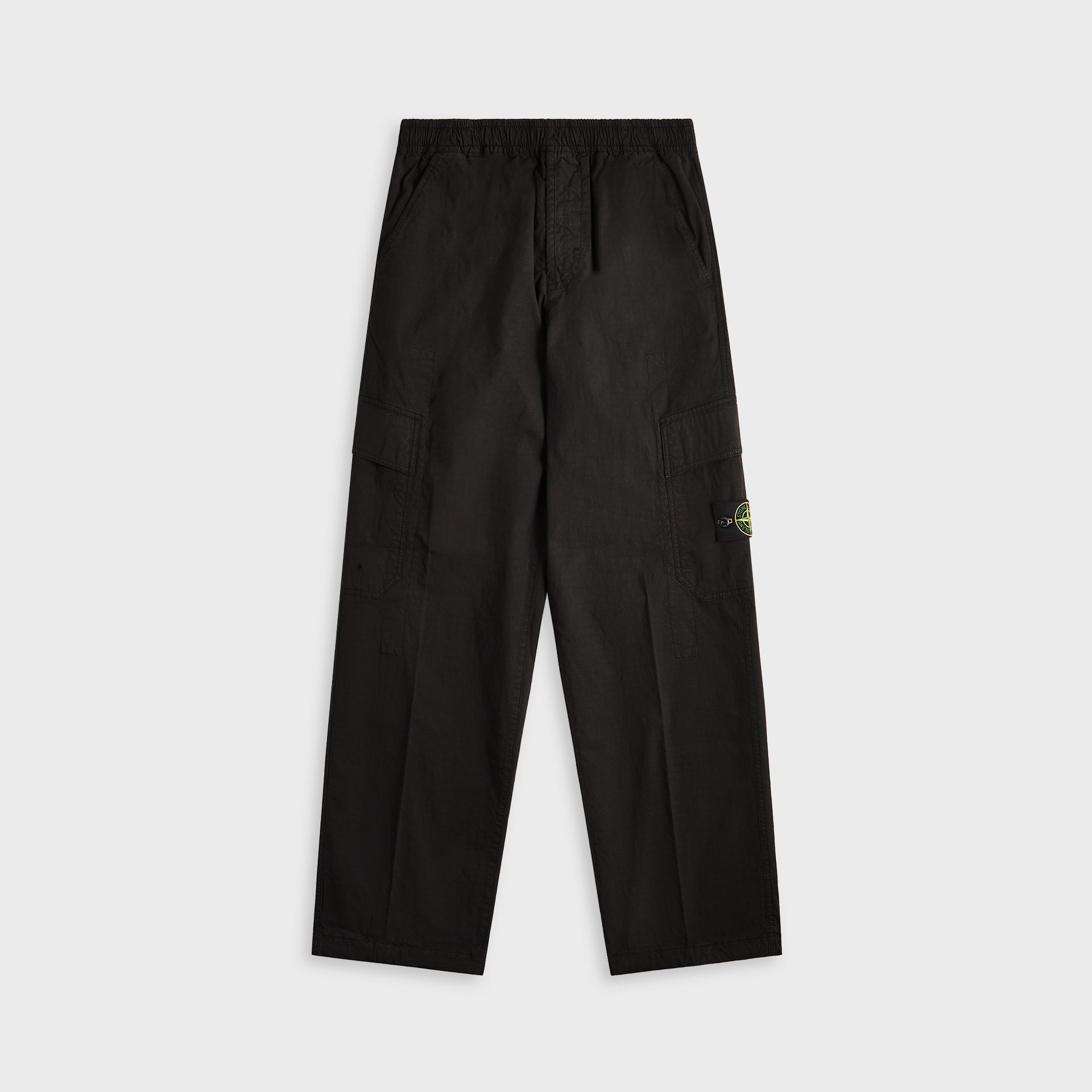 Stone Island Mil-Spec Stretch Ripstop-Tc Garment Dyed Cargo Pant - Black