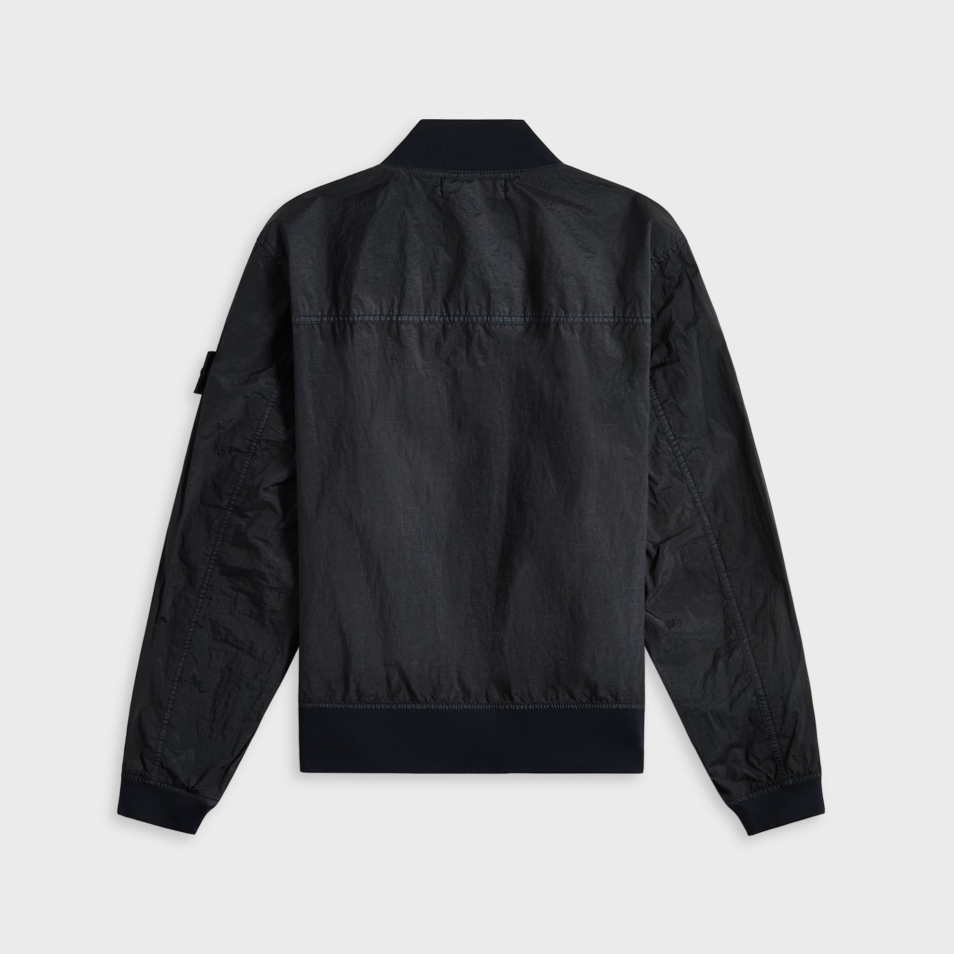 Stone Island Nylon Metal Watro-Tc Garment Dyed Nylon Bomber - Navy Blue
