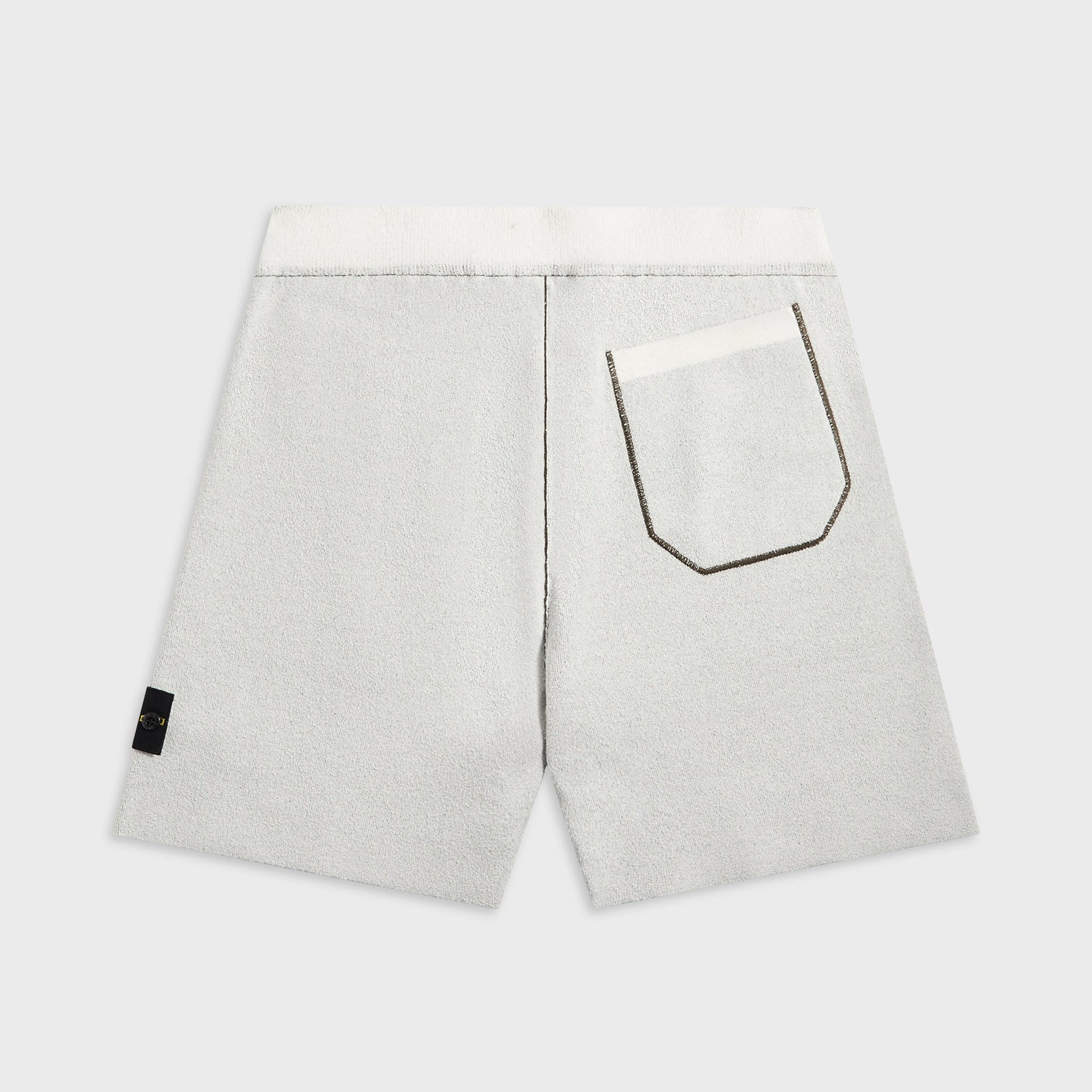 Stone Island Double Face BiinColor Cotton Nylon Shorts in Ivory