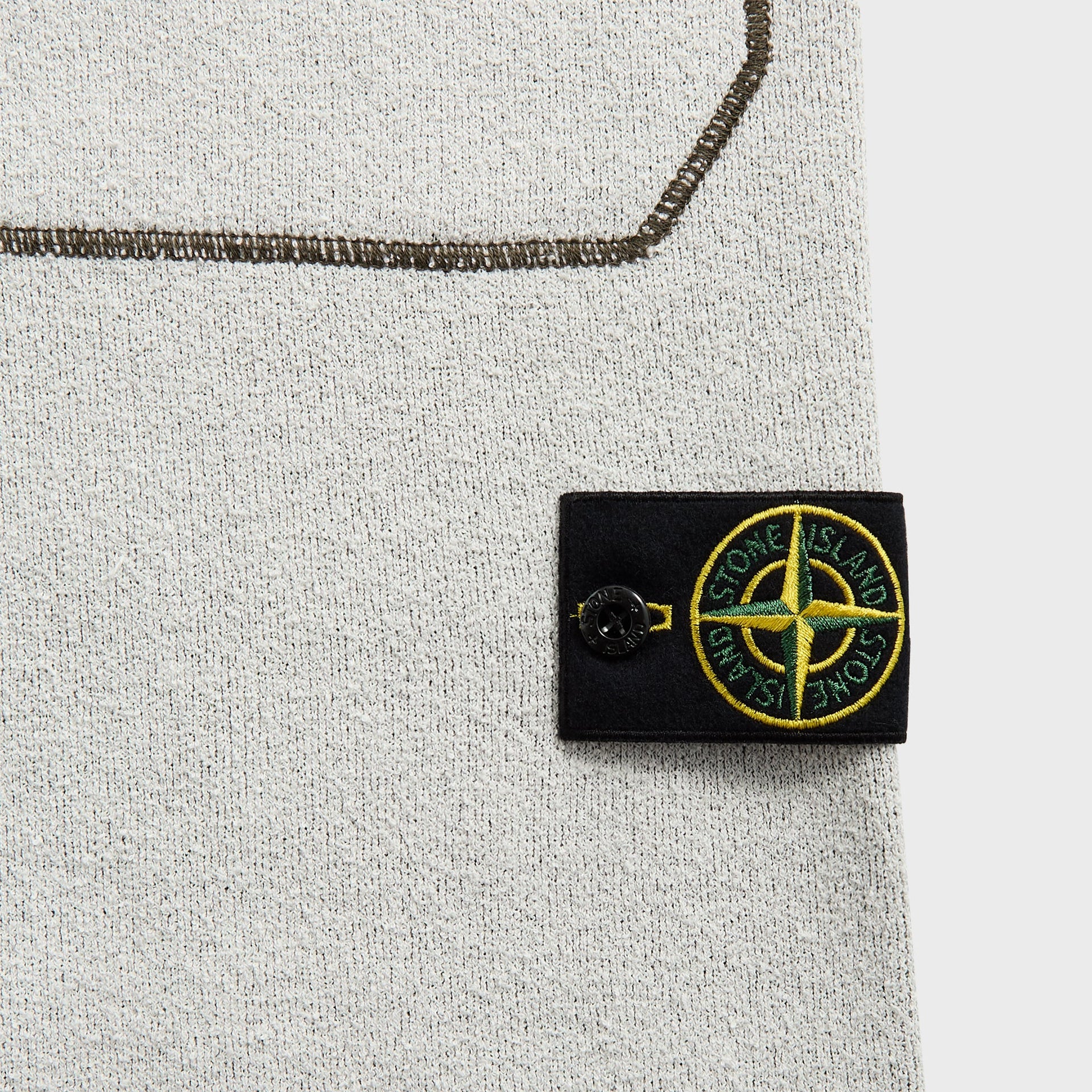 Stone Island Double Face BiinColor Cotton Nylon Shorts in Ivory