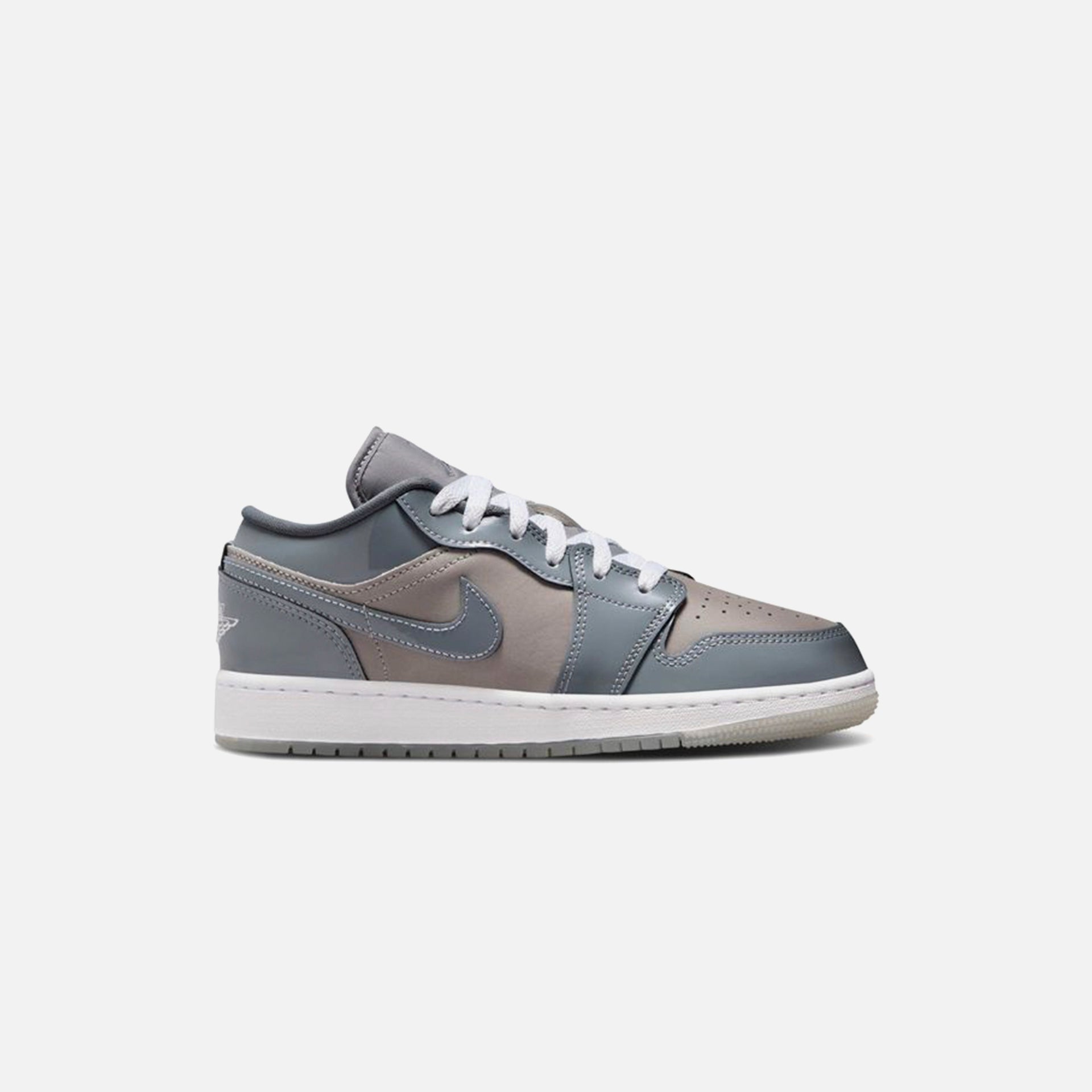 Jordan GS Air Jordan 1 Low SE - Medium Grey / White / Cool Grey