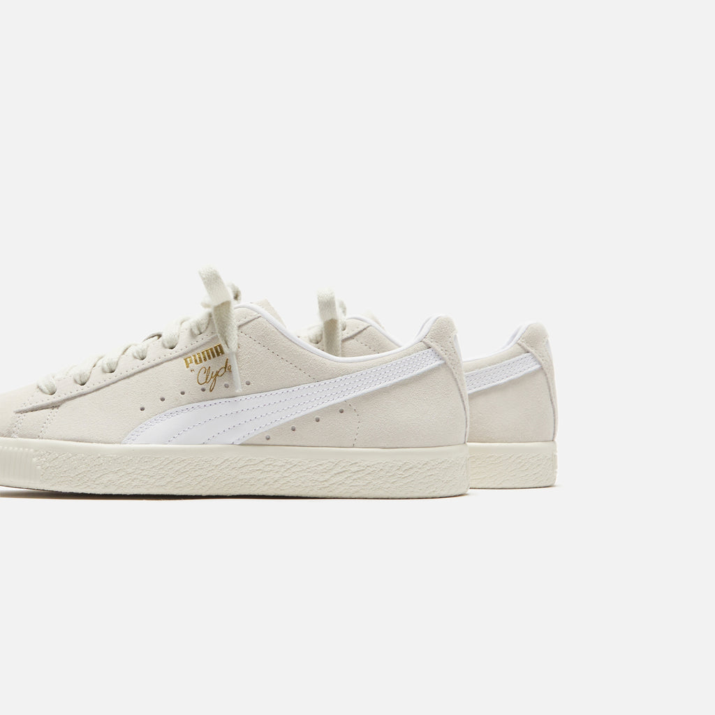 Wolk Wind Tegenover Puma Clyde PRM - Frosted Ivory / White – Kith