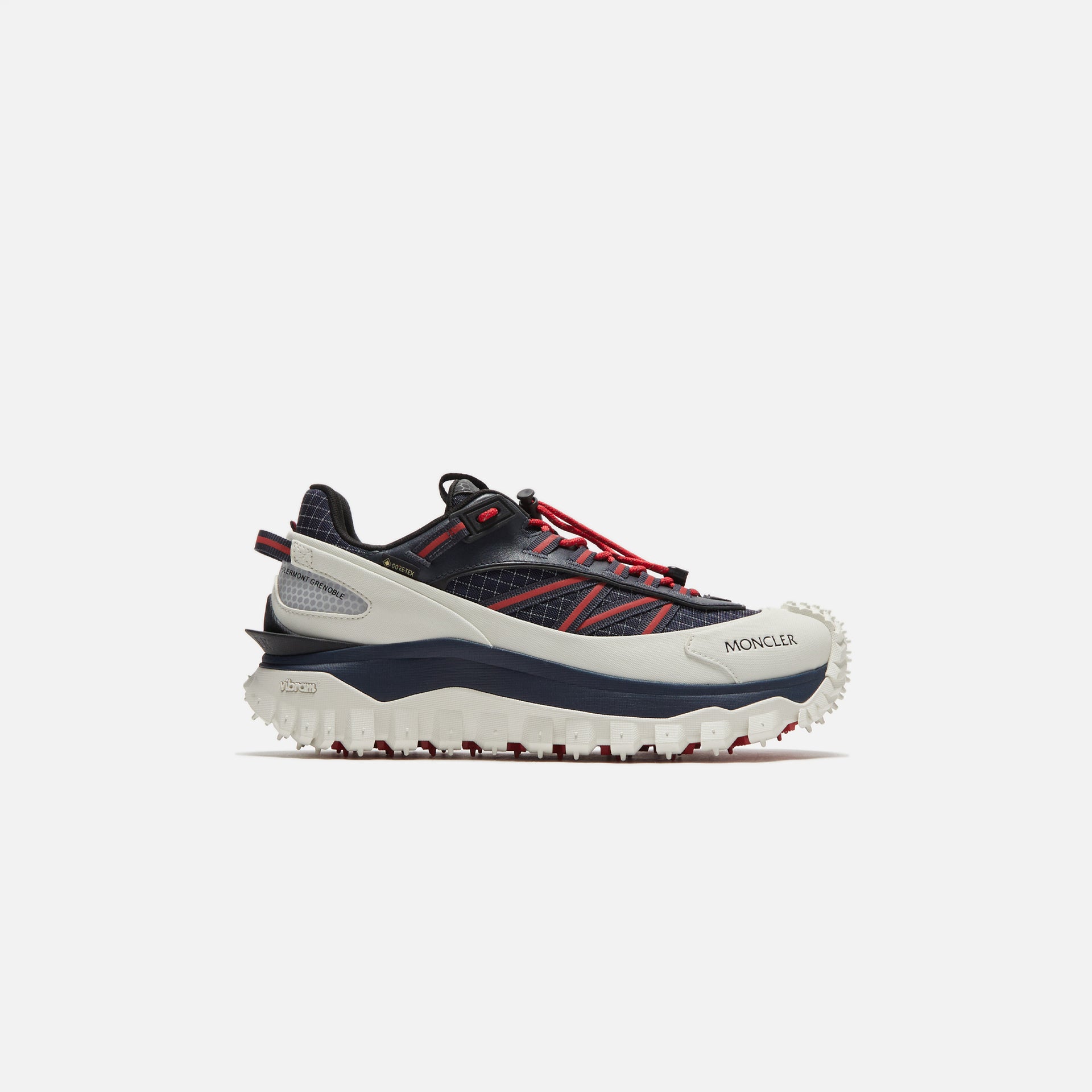Moncler Trailgrip GTX Low Top Sneakers - Navy / White / Red