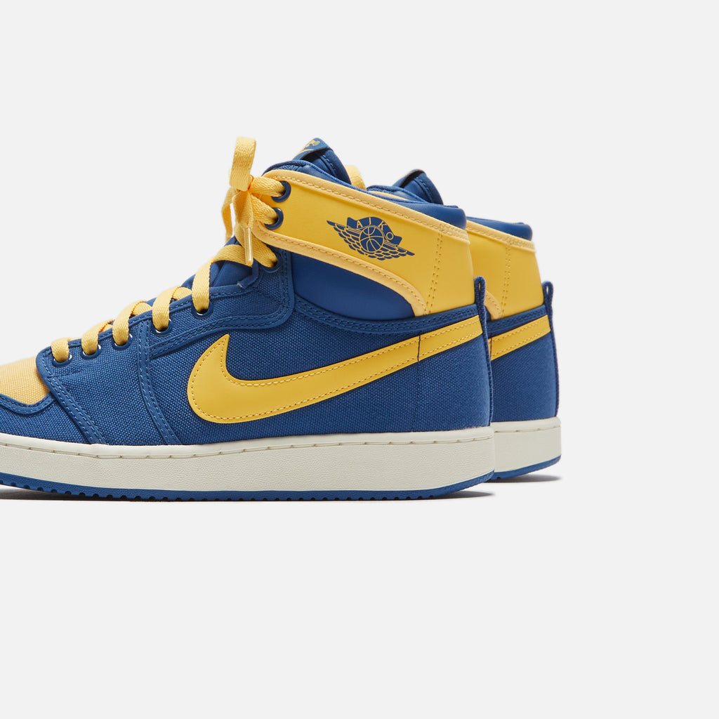 Nike Air Jordan KO 1 - True Blue Topaz / Gold Sail – Kith