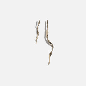 Faris Blade Drop Earrings - Gold