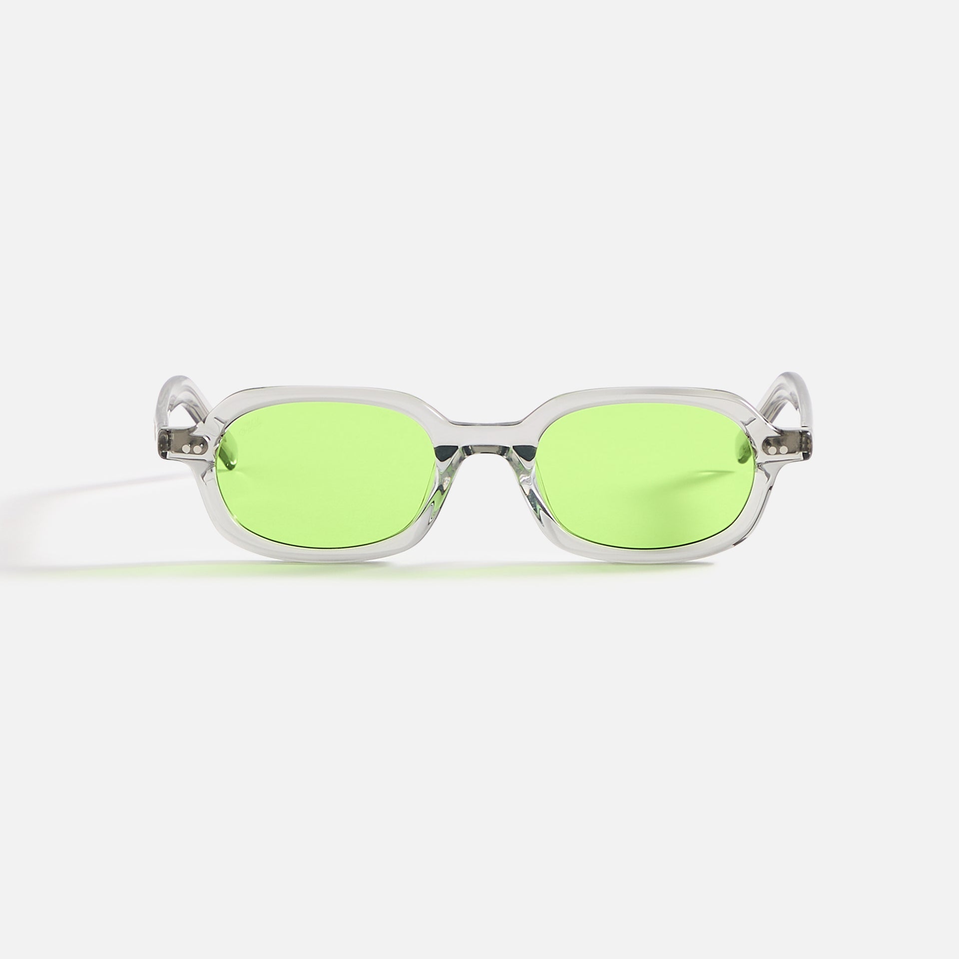 AKILA Psyche Sunglasses in Grey / Apple Green
