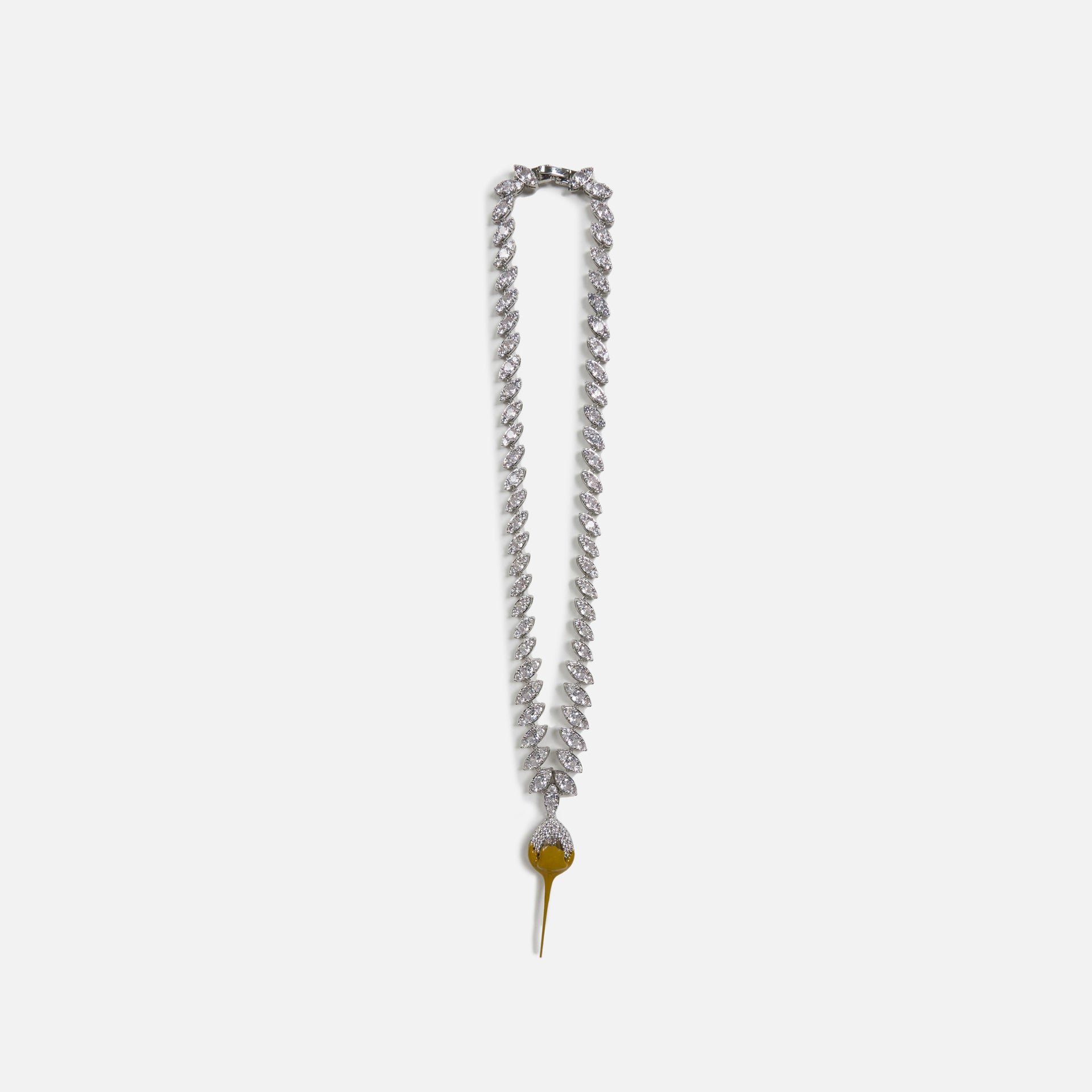 Ottolinger Diamond Dip Necklace - Mustard