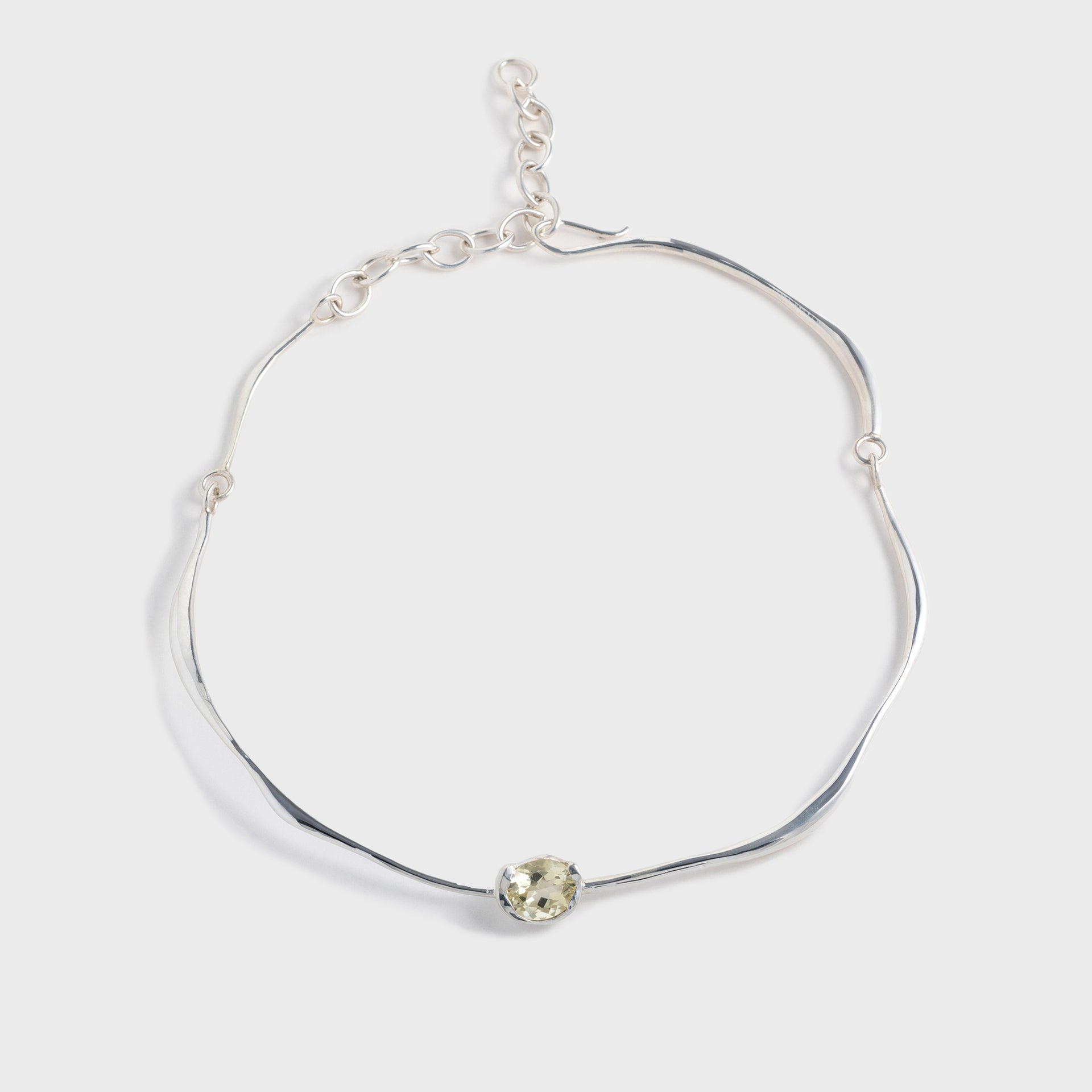Faris Grand Collar in Silver