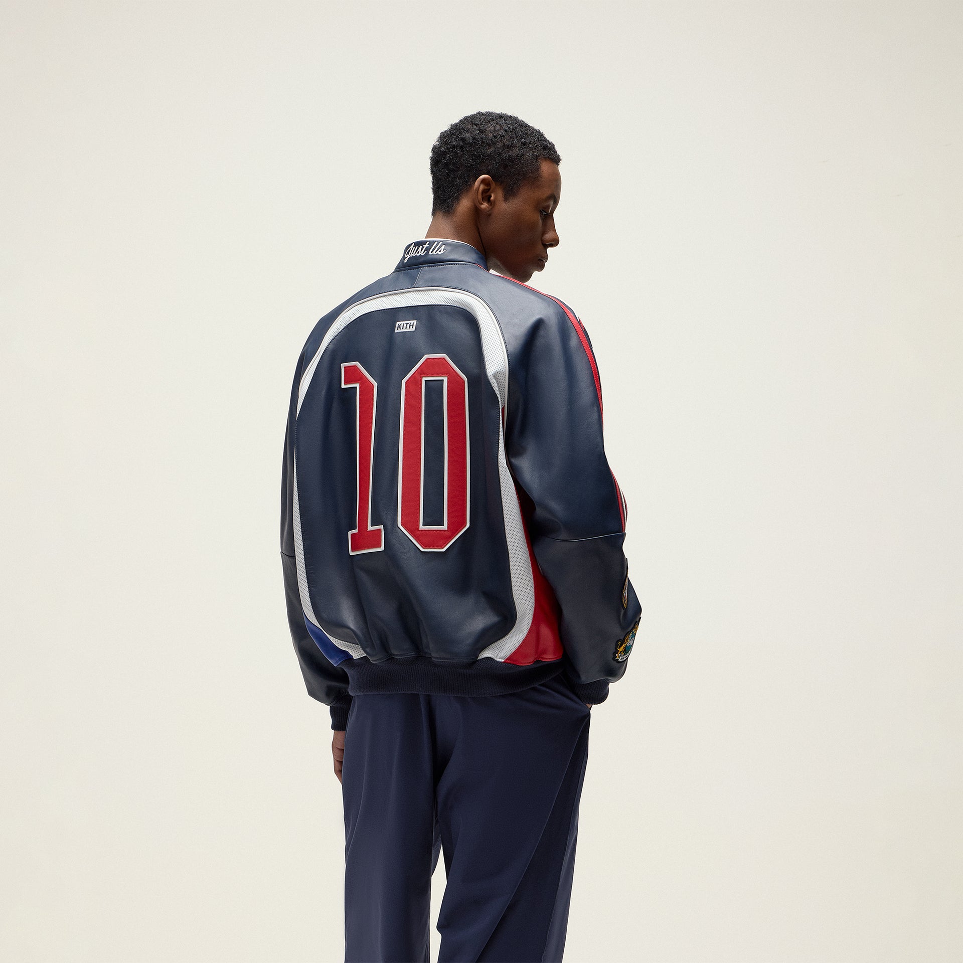 Kith for adidas Football Bomber Jacket in Legend Ink