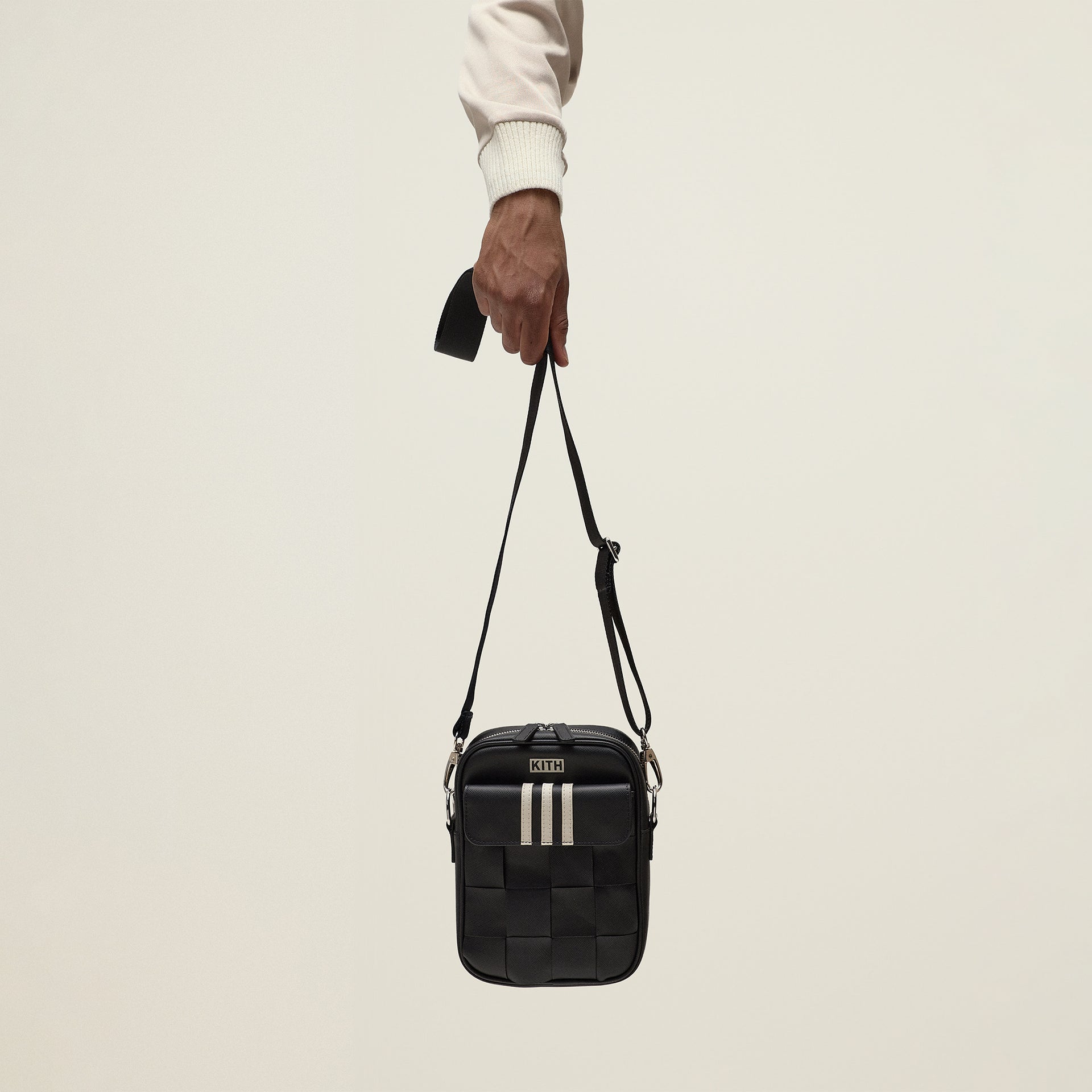 Kith for adidas Football Leather Crossbody in Black