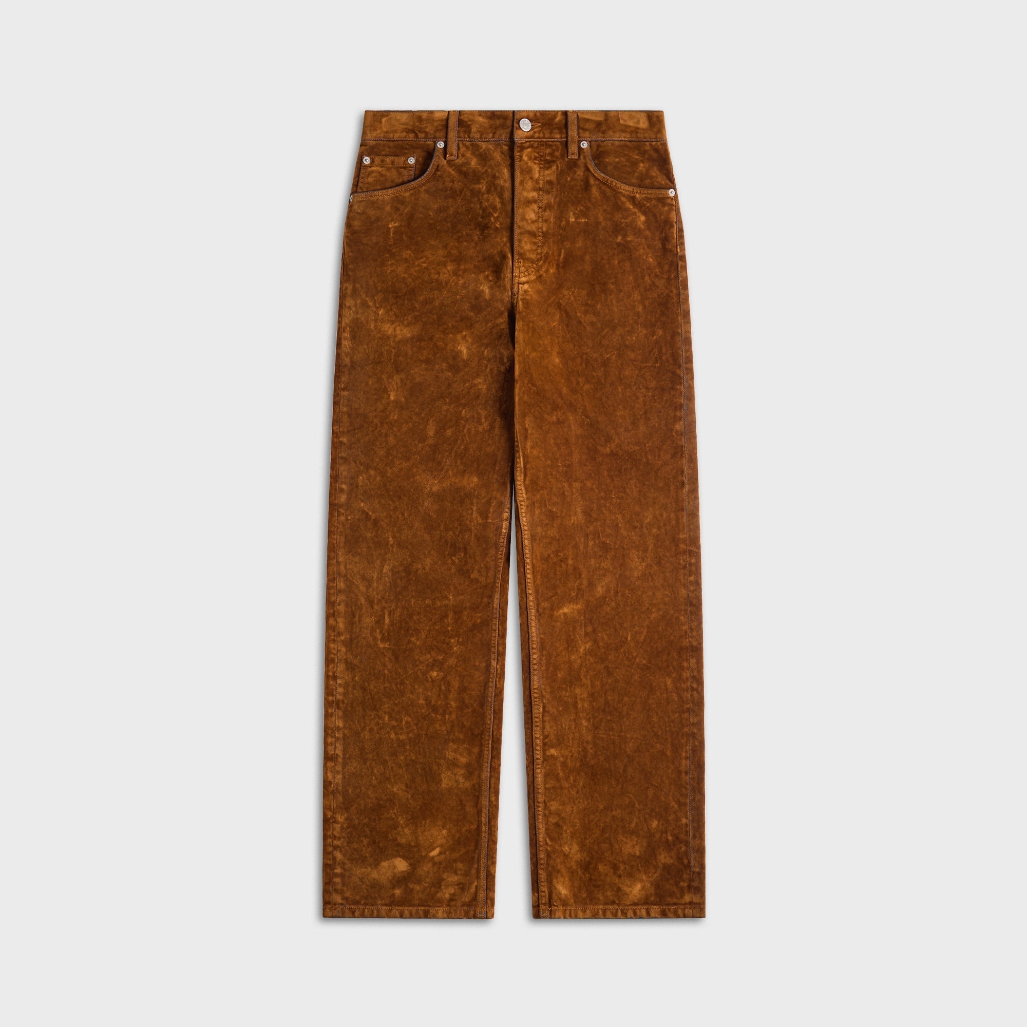 Dries Van Noten Flocked Rinse Wash Pant - Umber – Kith