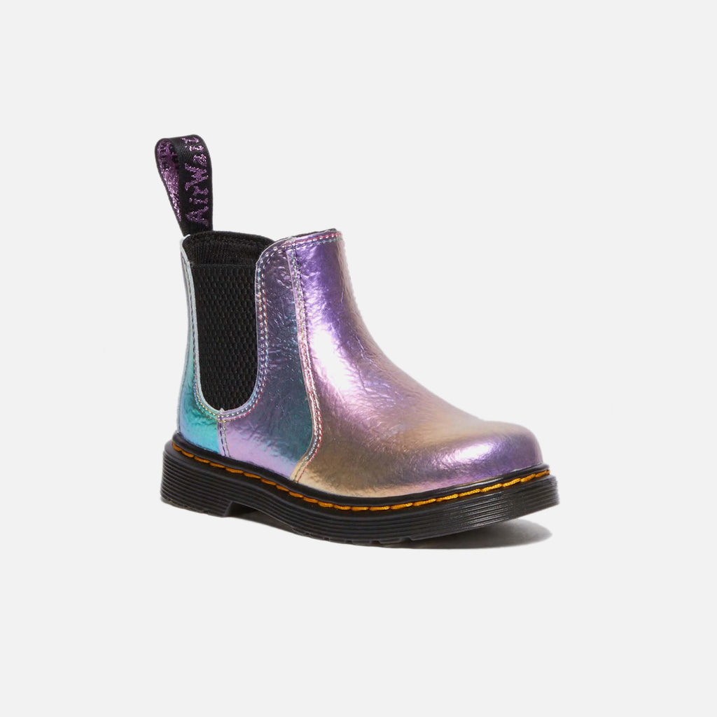 Dr. Martens 2976 Toddler Chelsea Boot Multi Rainbow Crinkle Kith