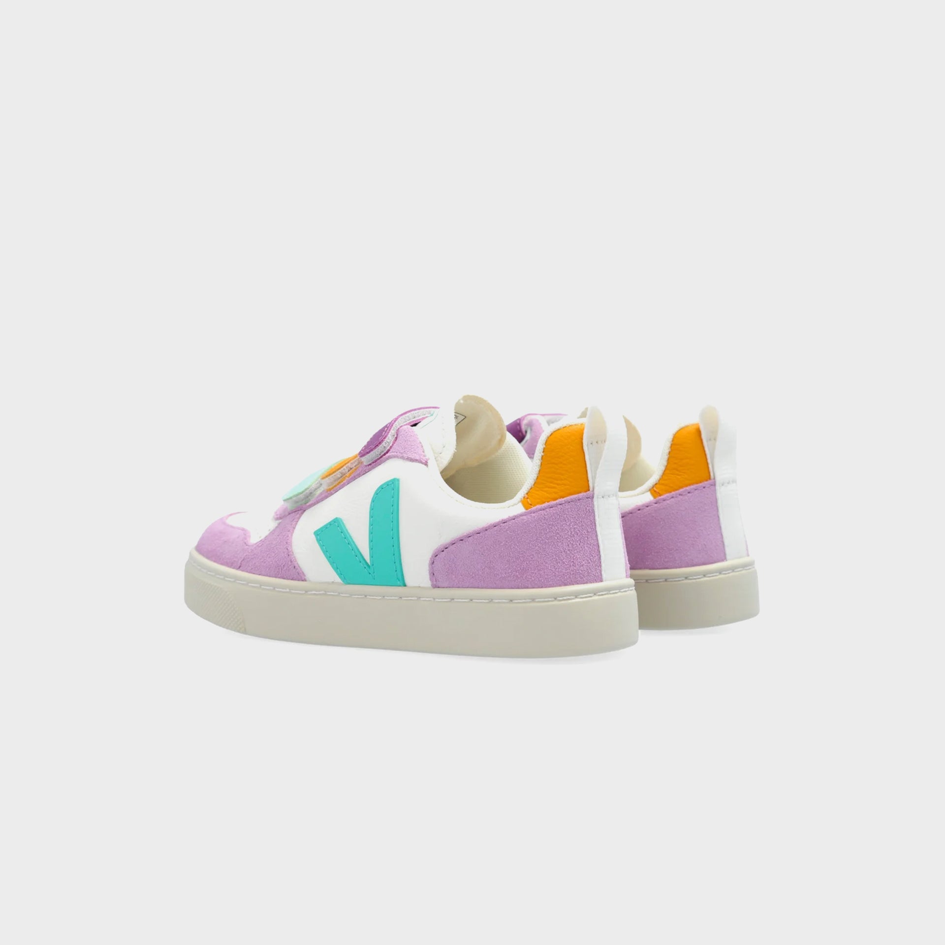 Veja Kids V-10 - Extra White / Multico / Fresh Mint