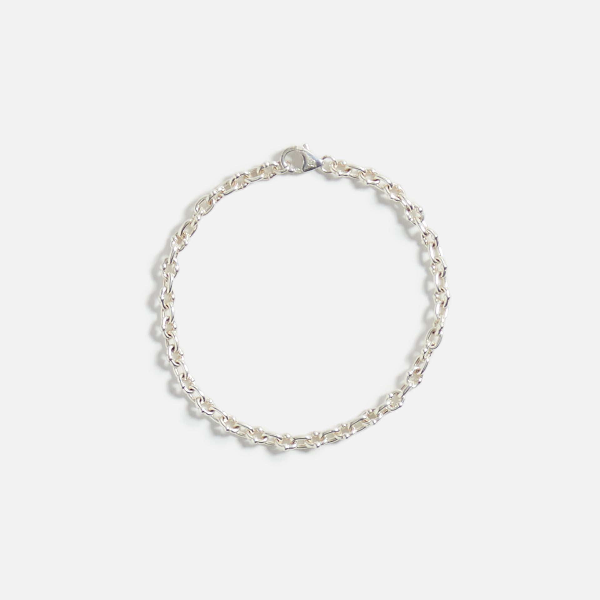 Greg Yuna Thin Umlaut Link Bracelet - Silver