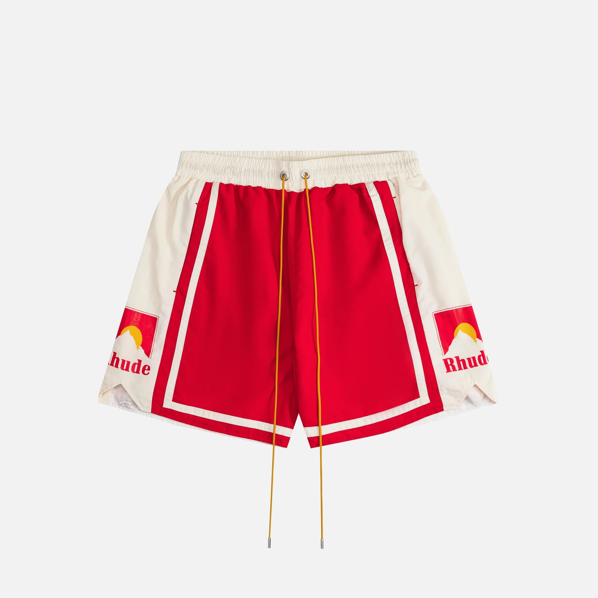 Rhude Moonlight Short - Red / Cream