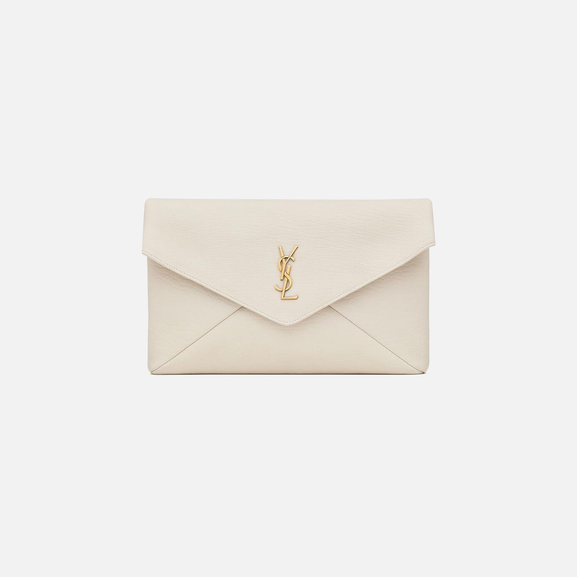 Saint Laurent Large Envelope Pouch - Blanc Vintage