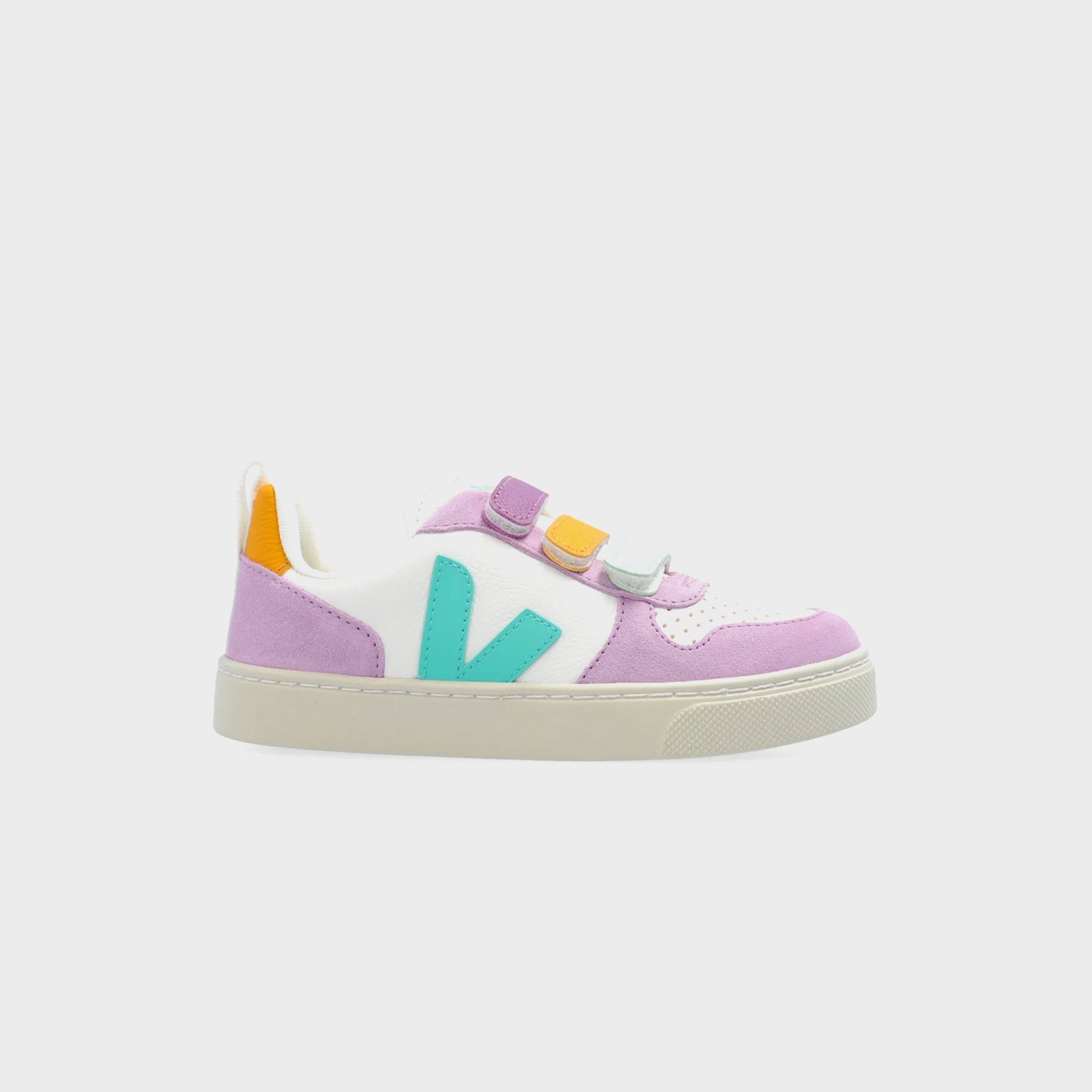 Veja Kids V-10 - Extra White / Multico / Fresh Mint