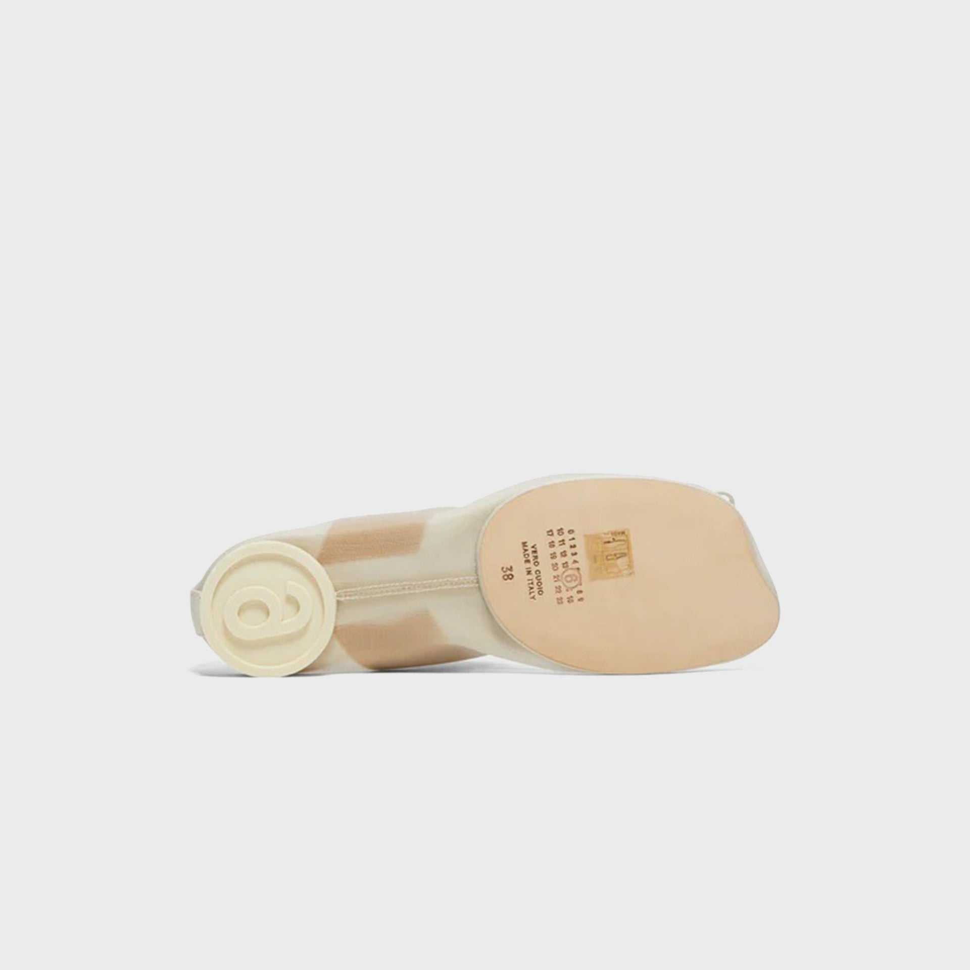 MM6 Maison Margiela Anatomic Numeric Ballerina - Bleached Sand