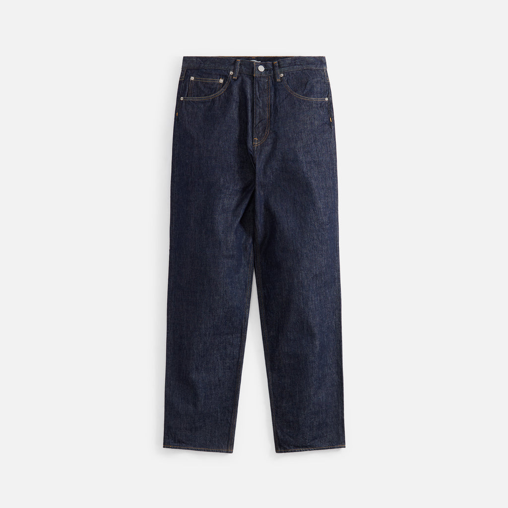 Auralee Hard Twist Denim Wide Pant - Indigo – Kith