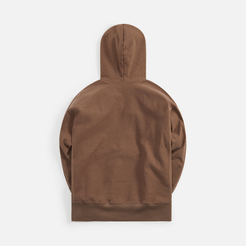 Auralee Super Milled Sweat P/O Parka - Brown – Kith