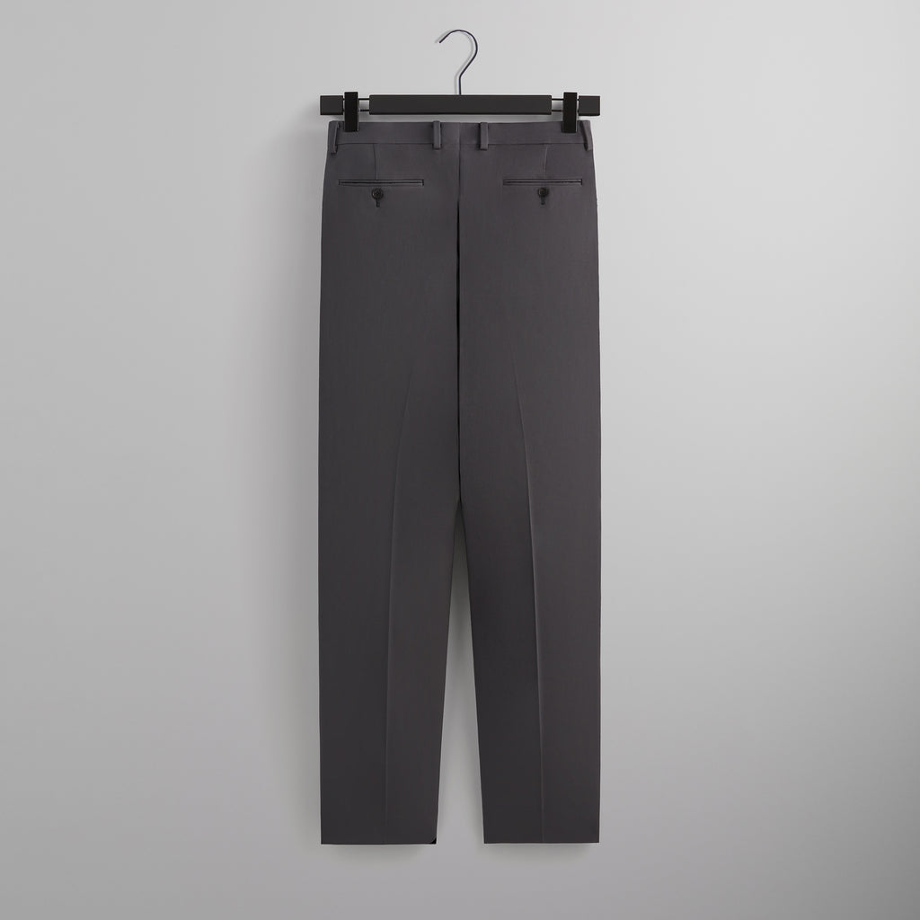 Kith 101 for Auralee Light Wool Max Gabardine Two-Tuck Slacks - Gray P