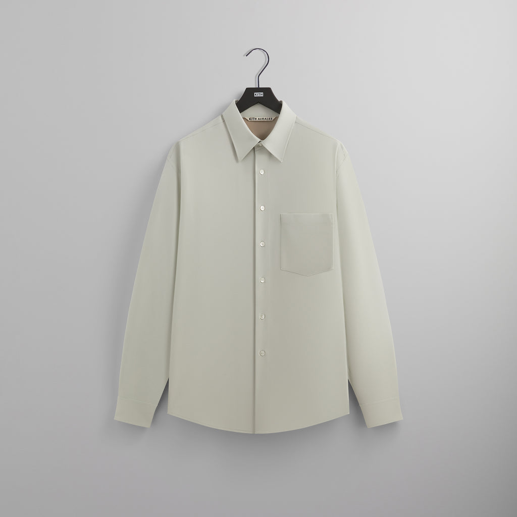 Kith 101 for Auralee Super Light Wool Shirt Mercury