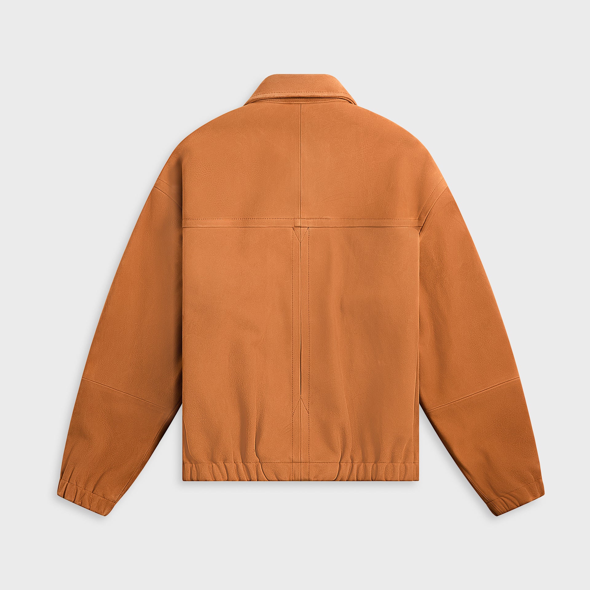 Auralee Lamb Suede Zip Blouson - Camel