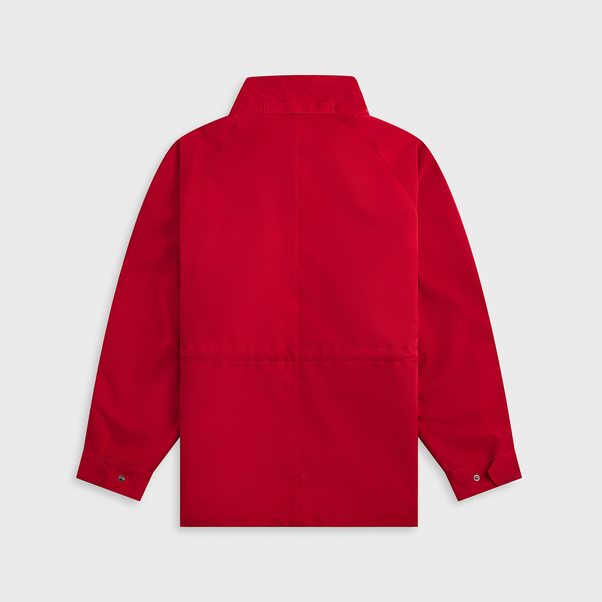 Auralee Wool Max Canvas High Neck Zip Blouson - Red