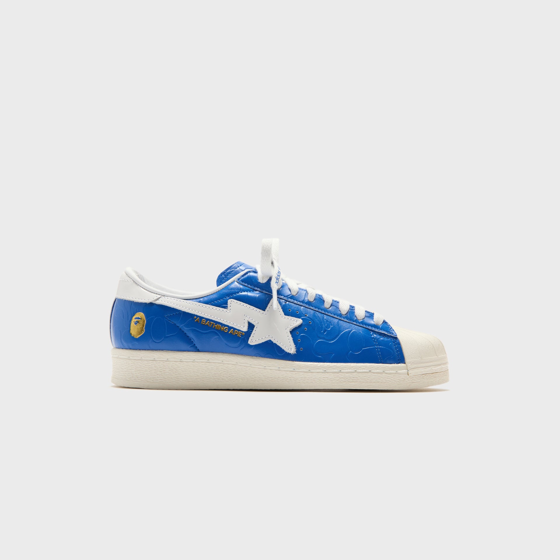 adidas x Bape Superstar - Blue / White / Off White