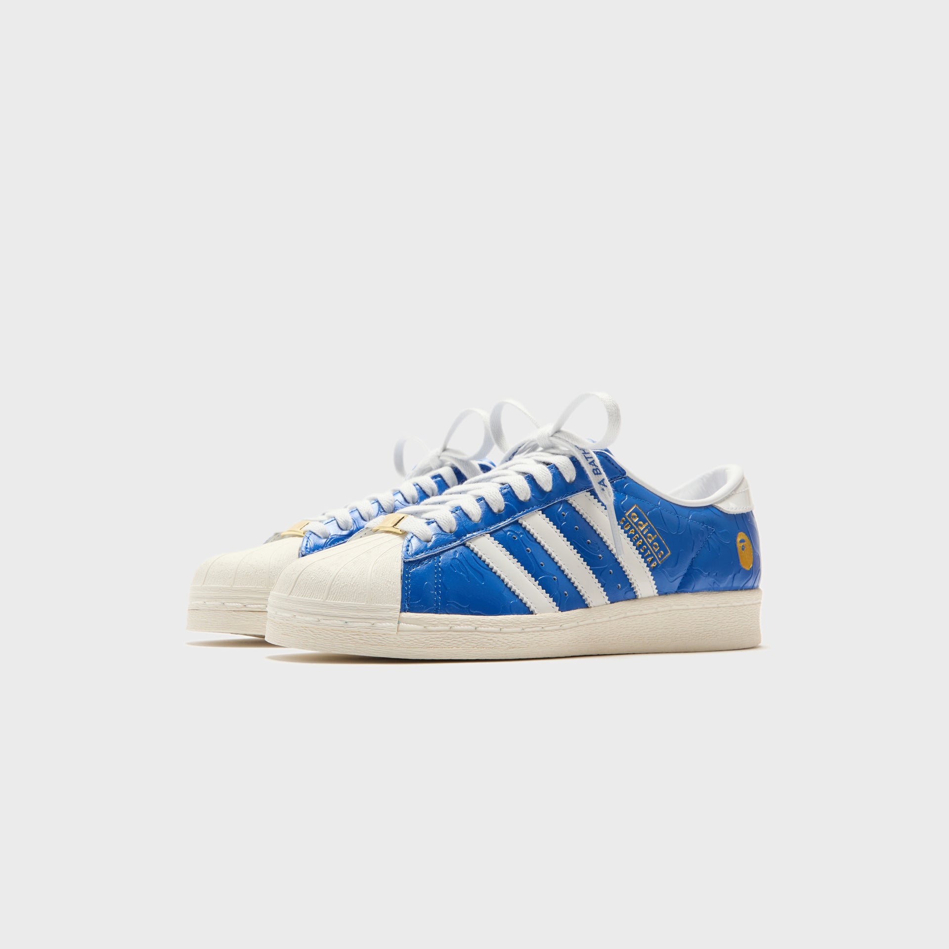 adidas x Bape Superstar - Blue / White / Off White